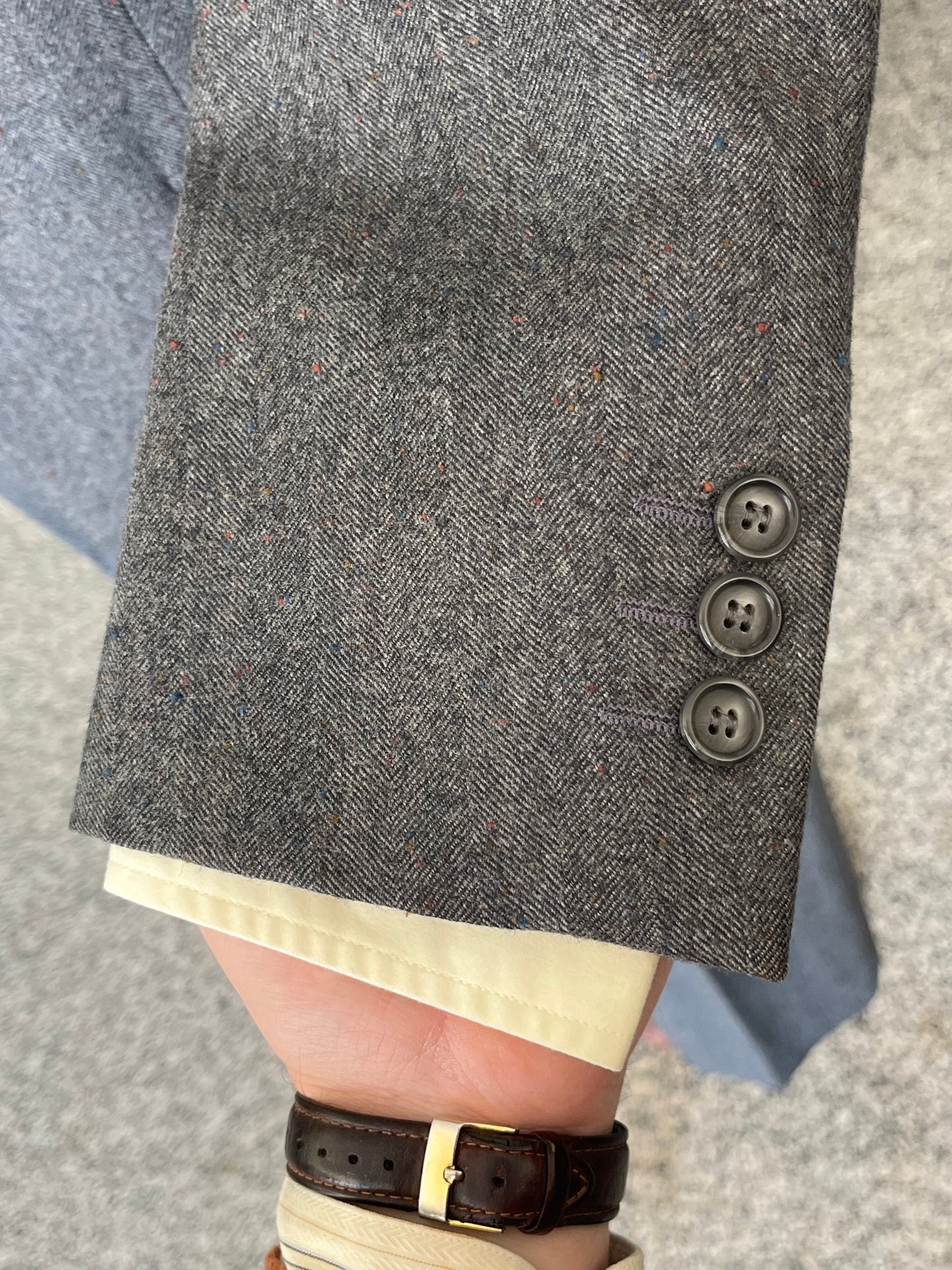Completo anni '80 tweed tg. 46-48