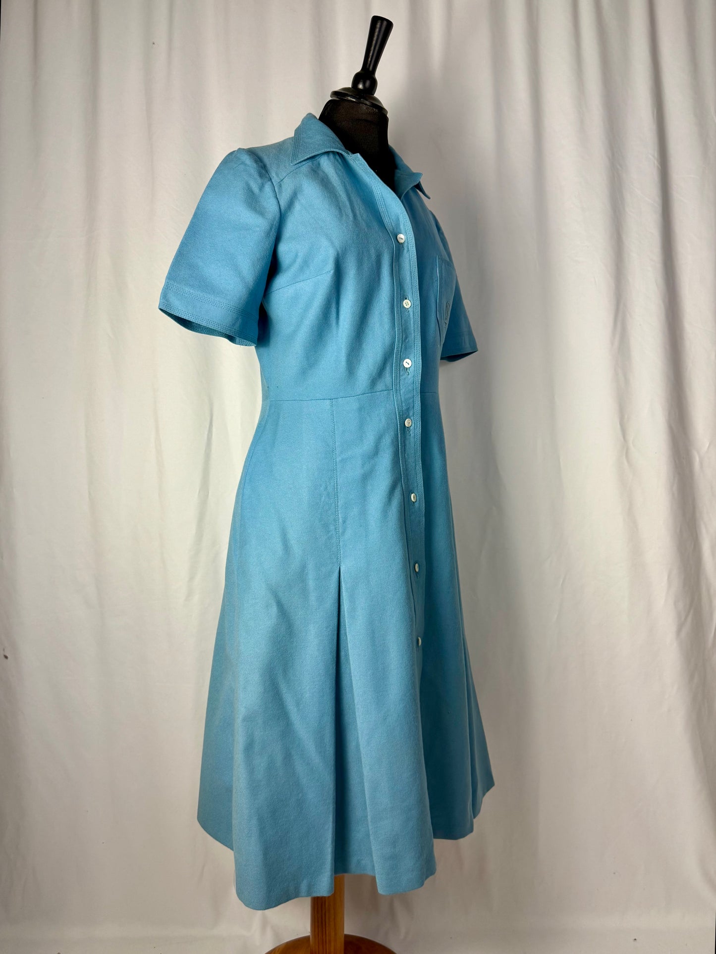 Chemisier azzurro in lana anni ‘60 - TG. 40/42