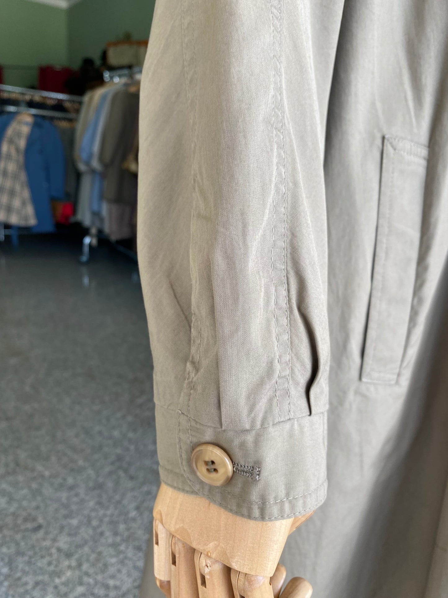 Trench anni ‘80 cachi - TG. 42/44/46
