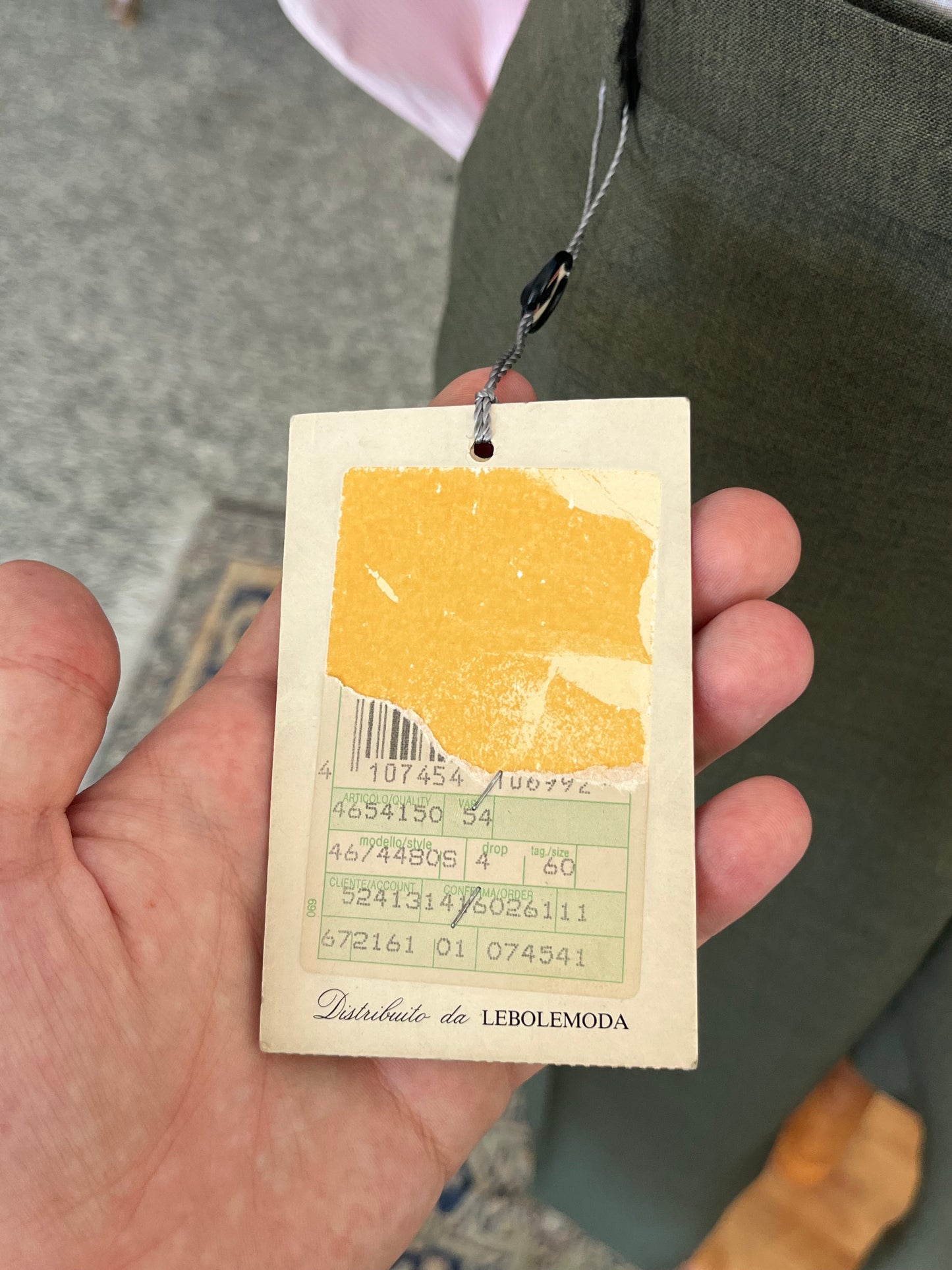 Calzoni in fresco di lana tg. 62-64