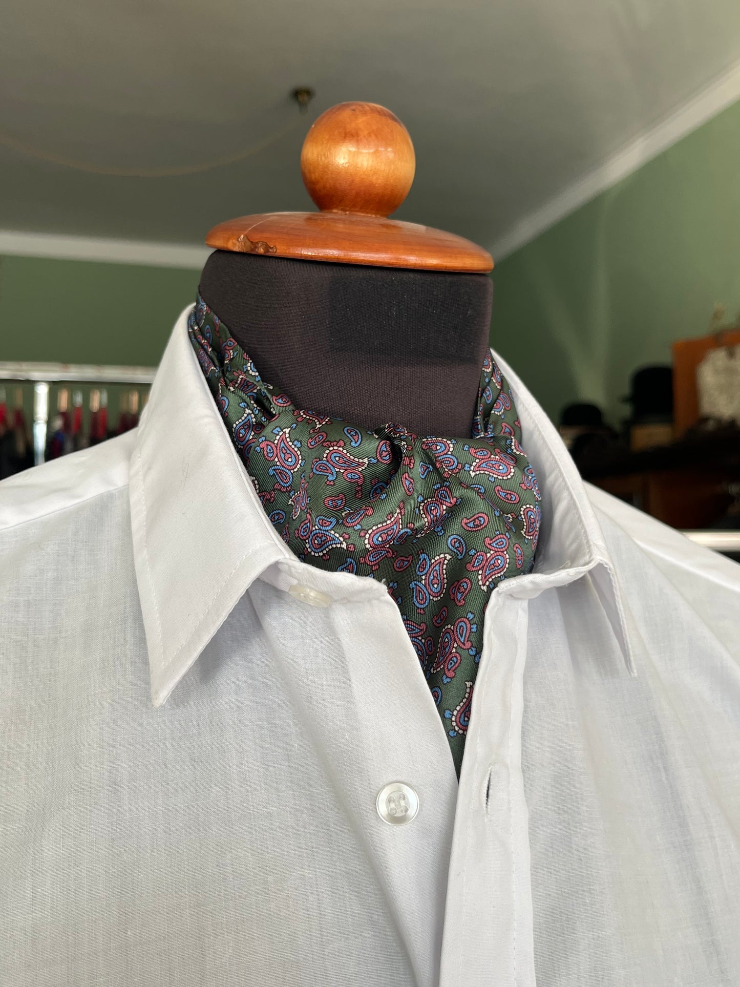 Ascot seta fantasia paisley