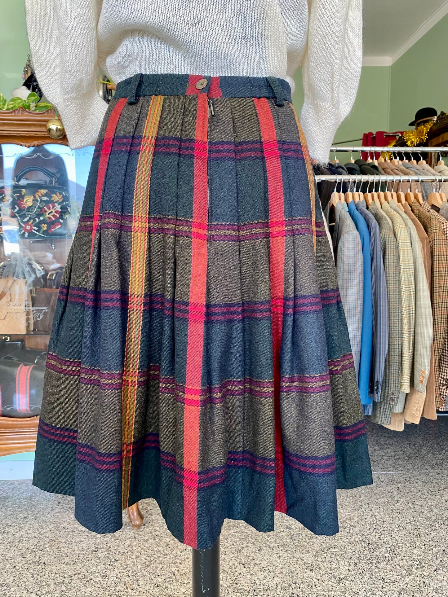 Gonna tartan a pieghe - TG. 40