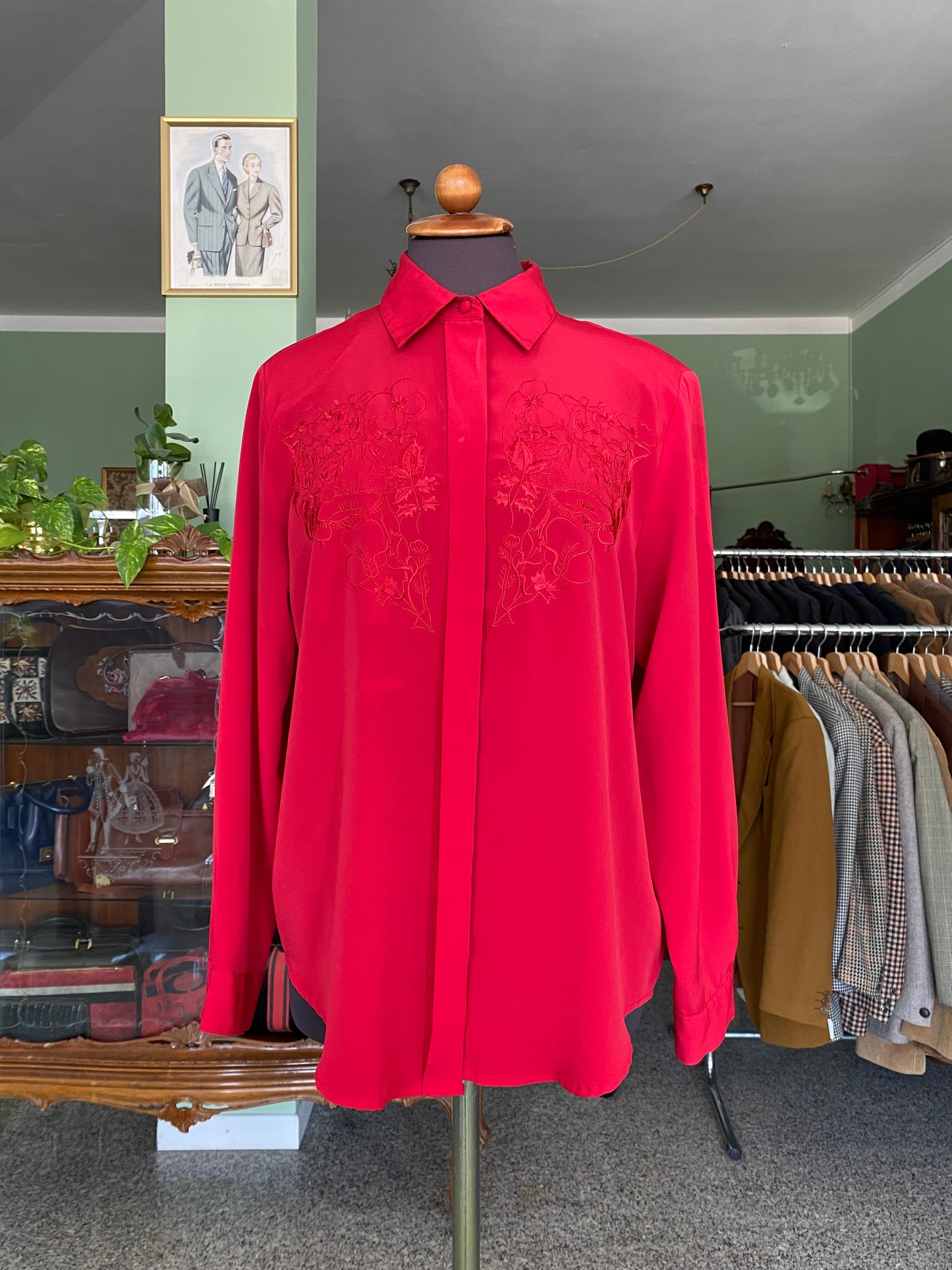 Camicia classica rossa - TG. 42/44/46