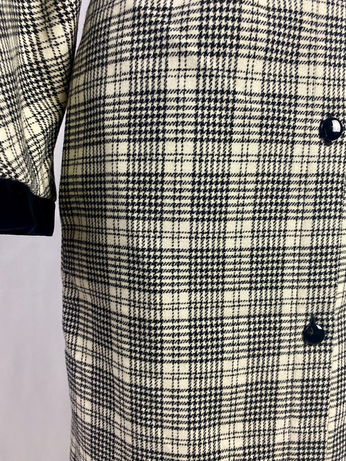 Abito pied de poule 100% lana - TG. 44/46