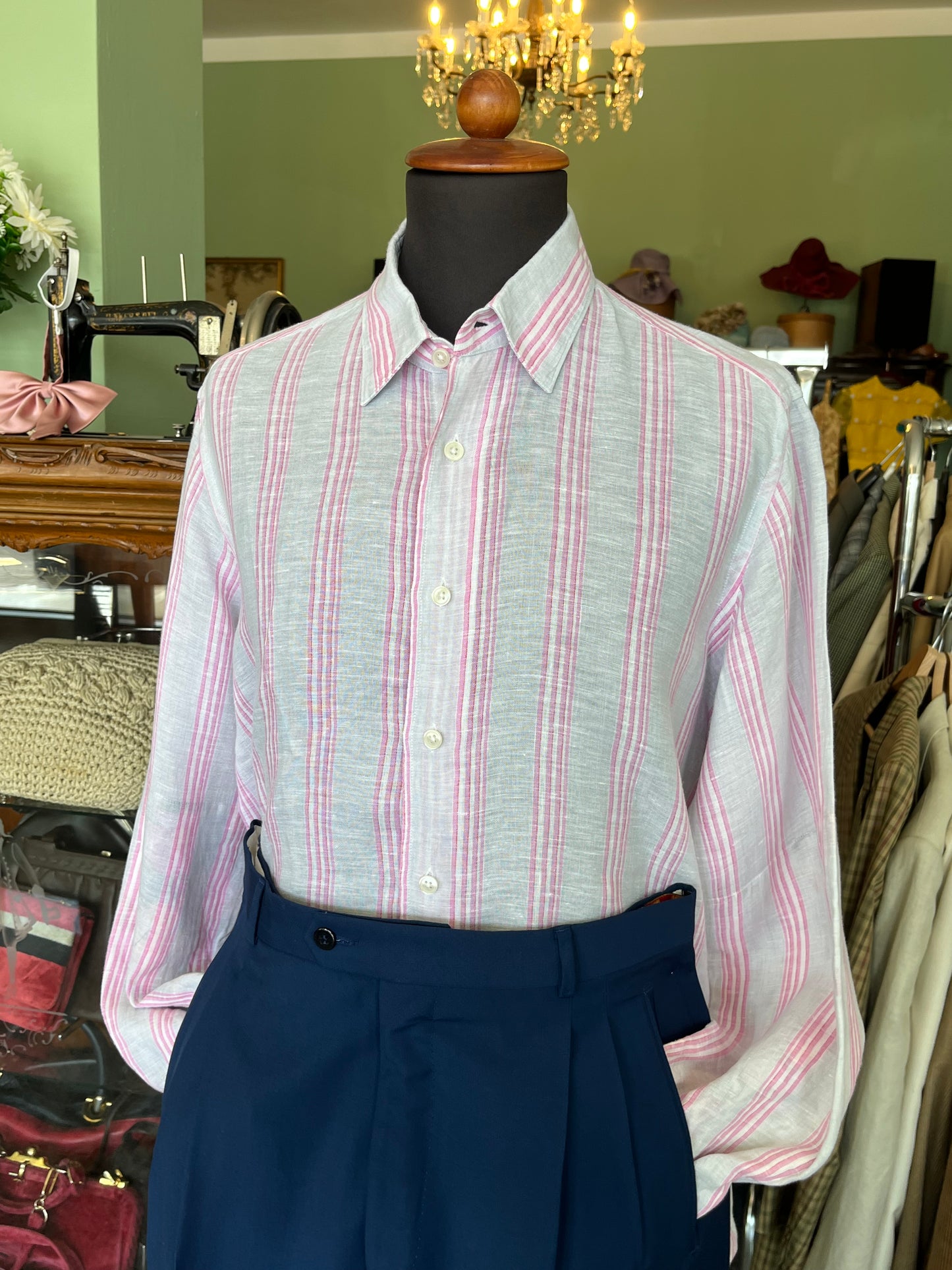 Camicia puro lino tg. S-M