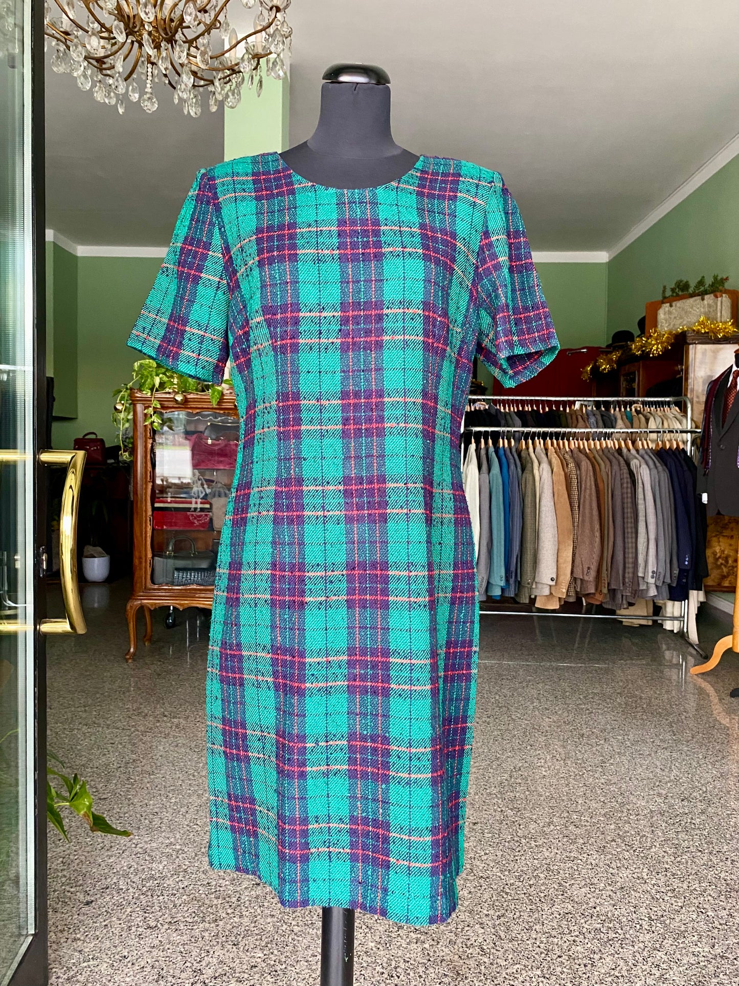 Completo abito + giacca tartan - TG. 42