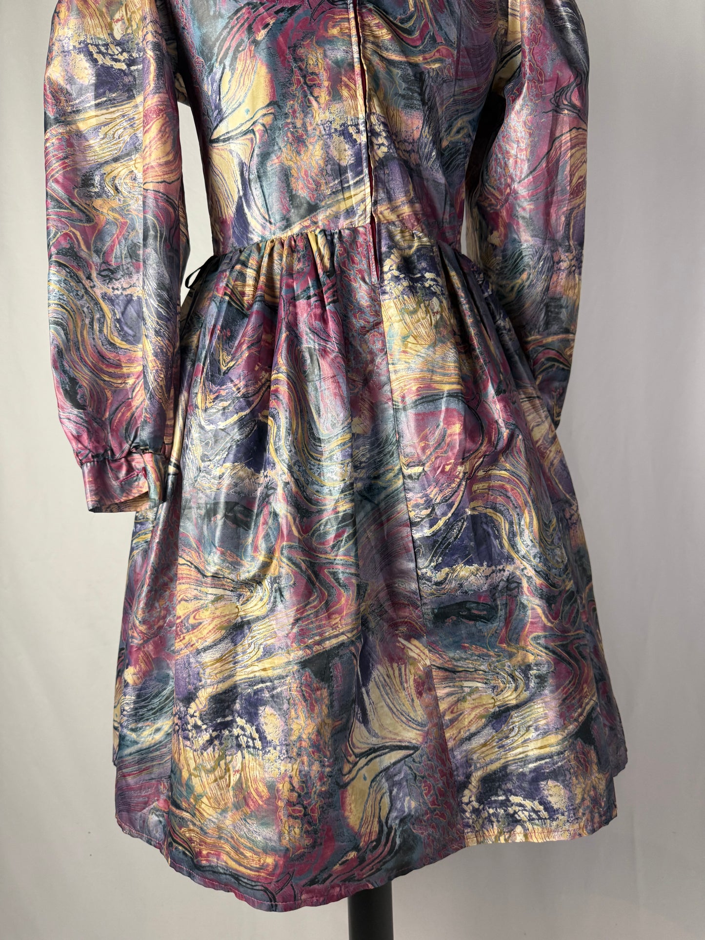 Abito anni ‘80 stampa marmorizzata - TG. 40