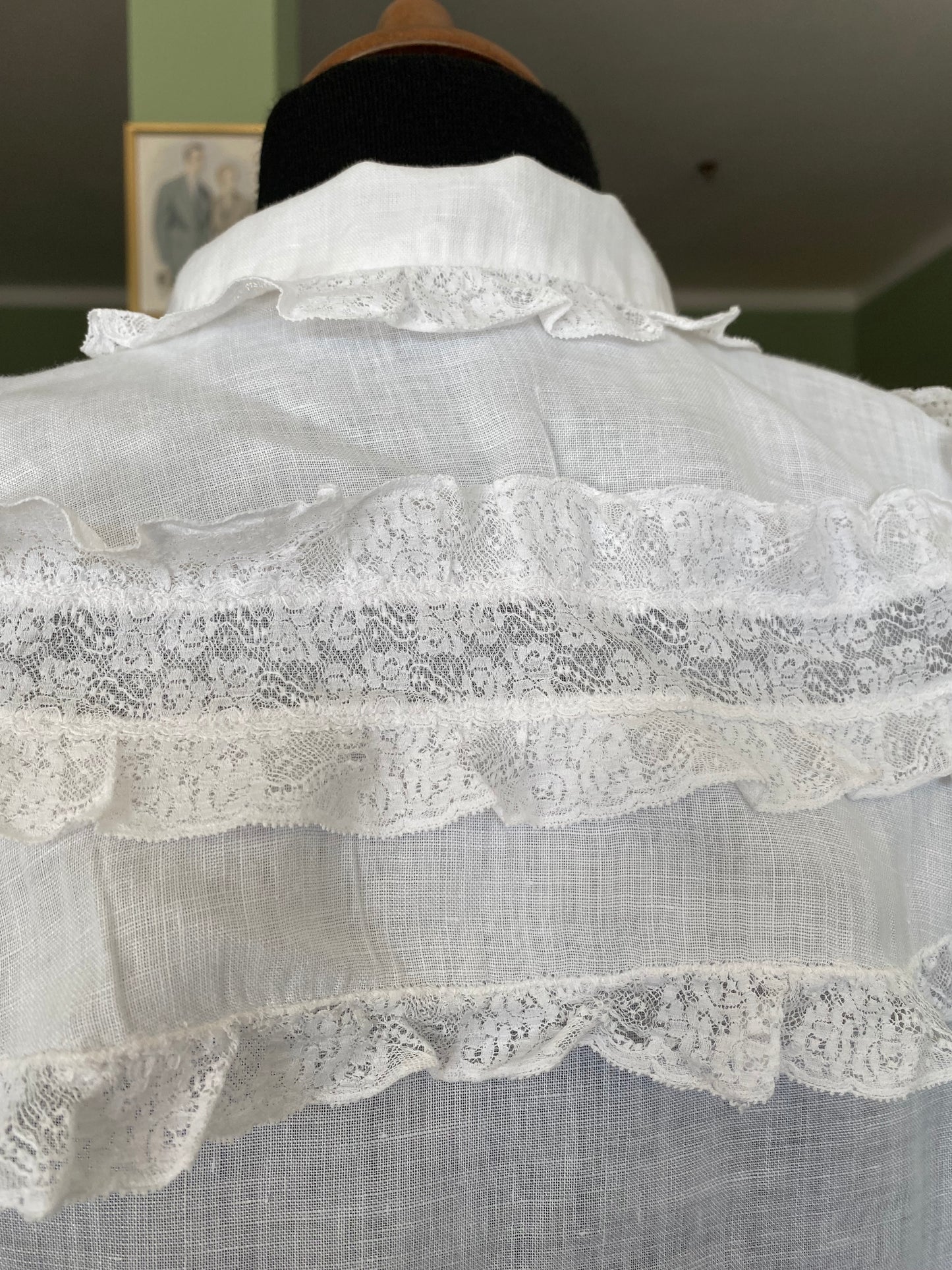 Camicia in garza di cotone anni ‘40 - TG. 38/40