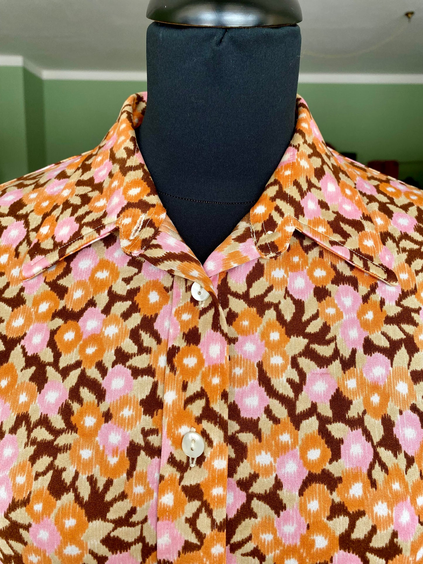 Camicia anni ‘70 floreale - TG. 42/44 circa