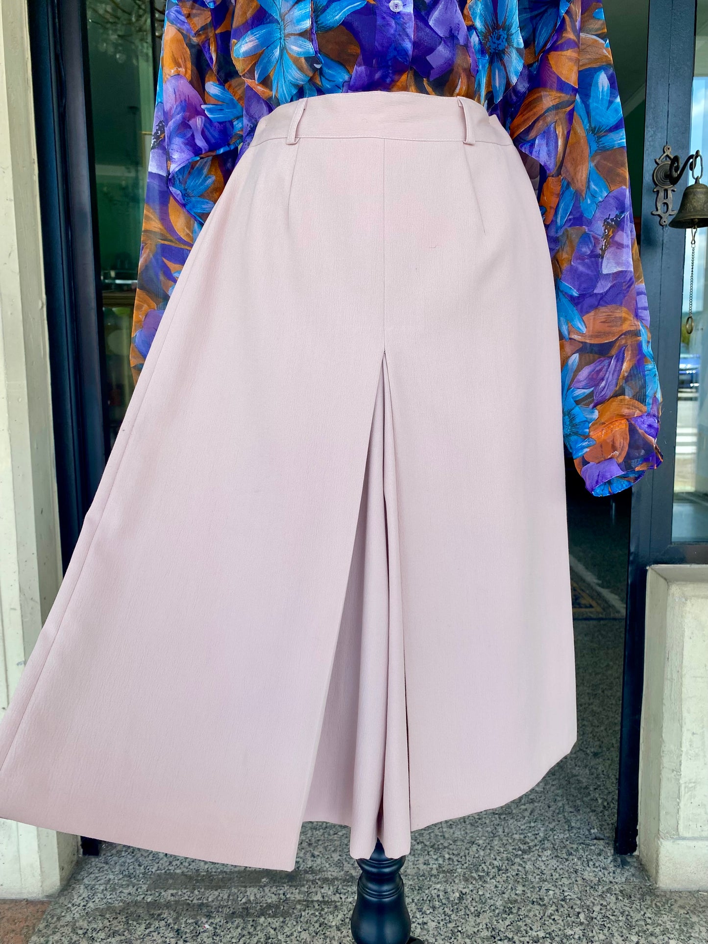 Gonna pantalone rosa pastello - TG. 38