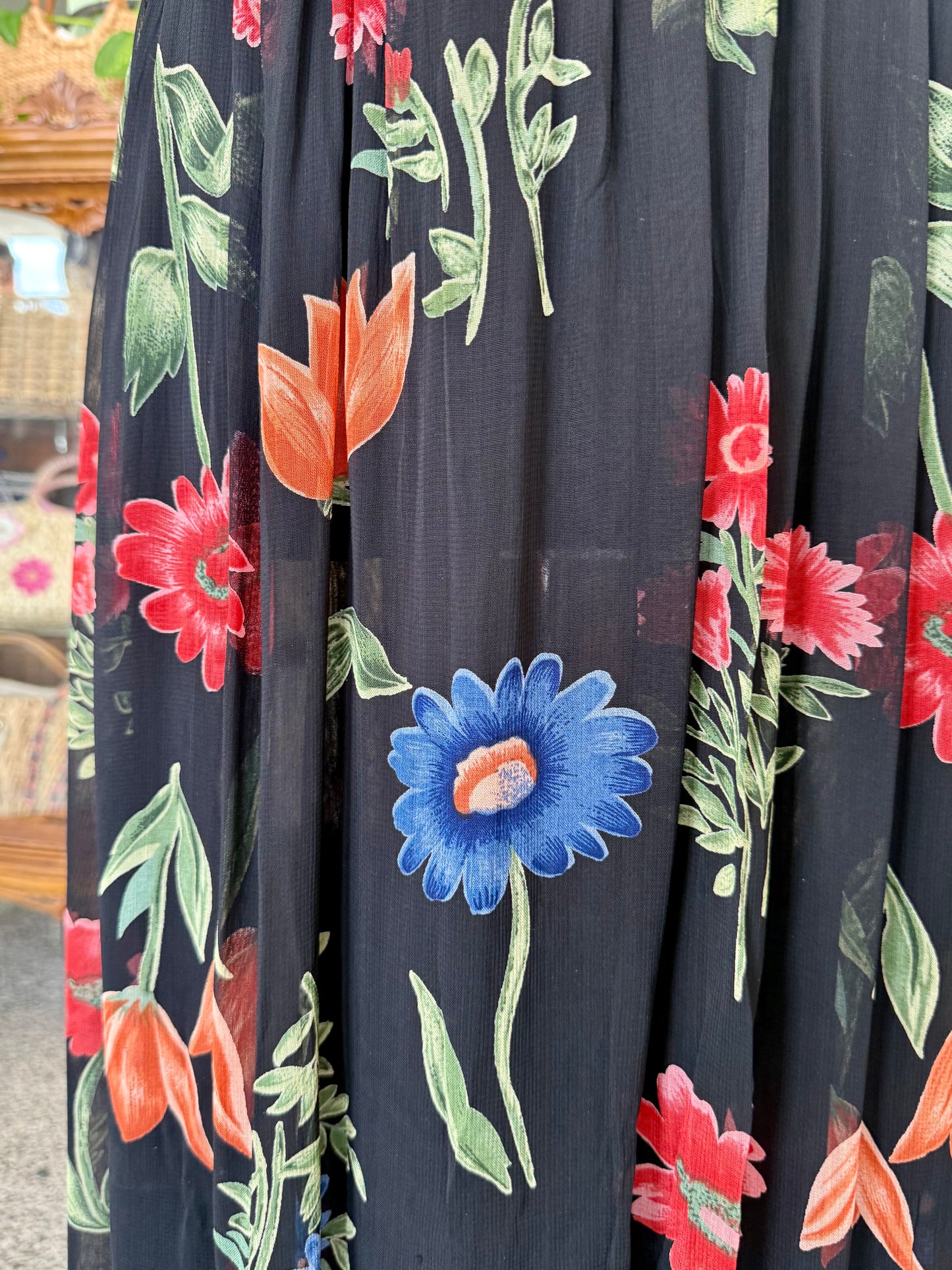 Abito elegante con stampa floreale - TG. 46
