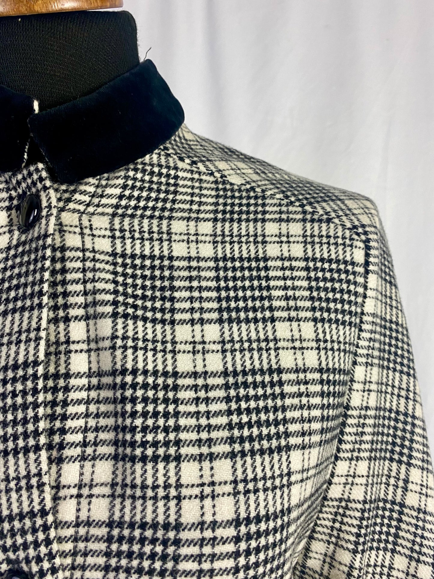 Abito pied de poule 100% lana - TG. 44/46