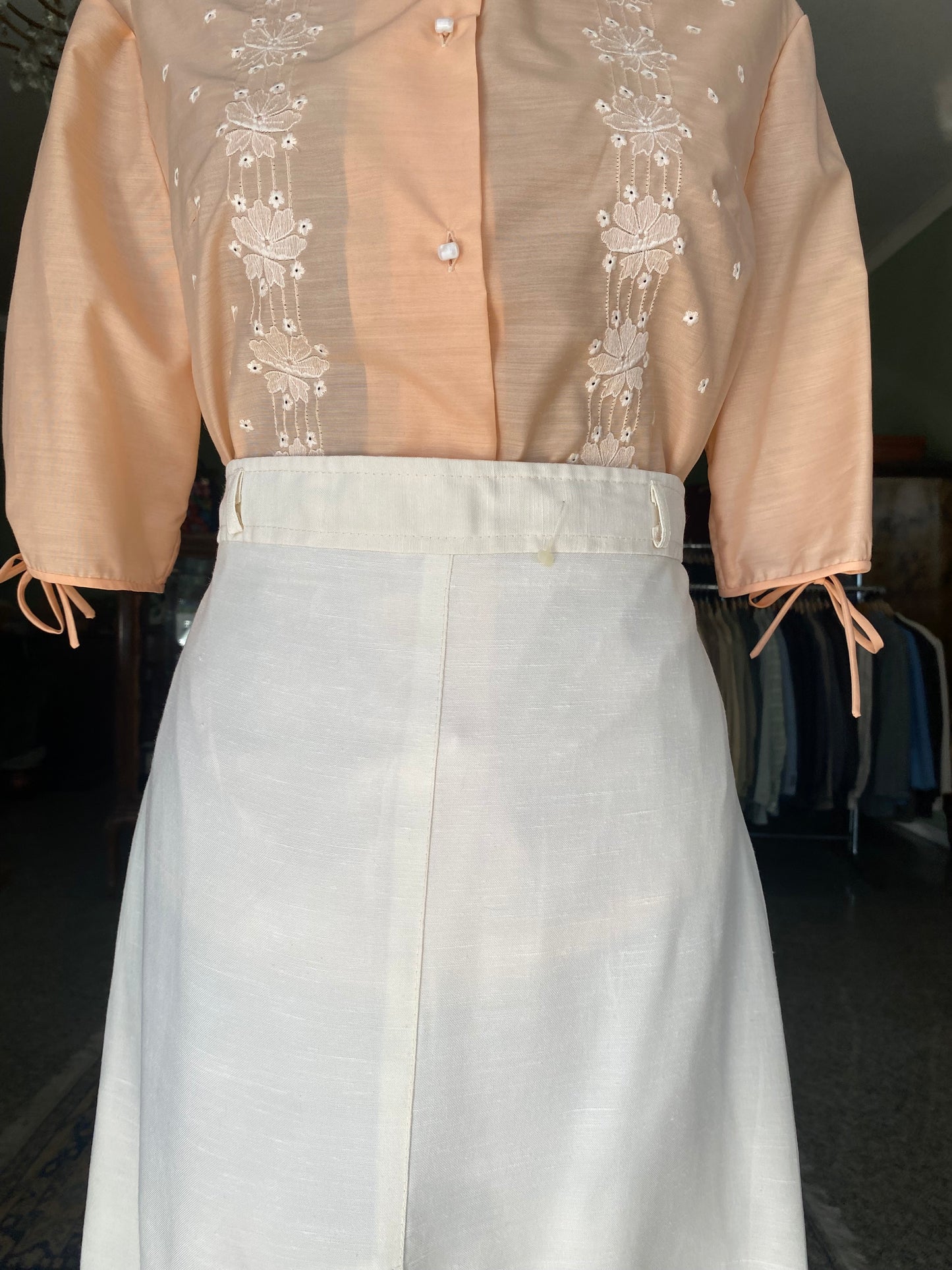 Gonna anni ‘70 bianca - TG. 44