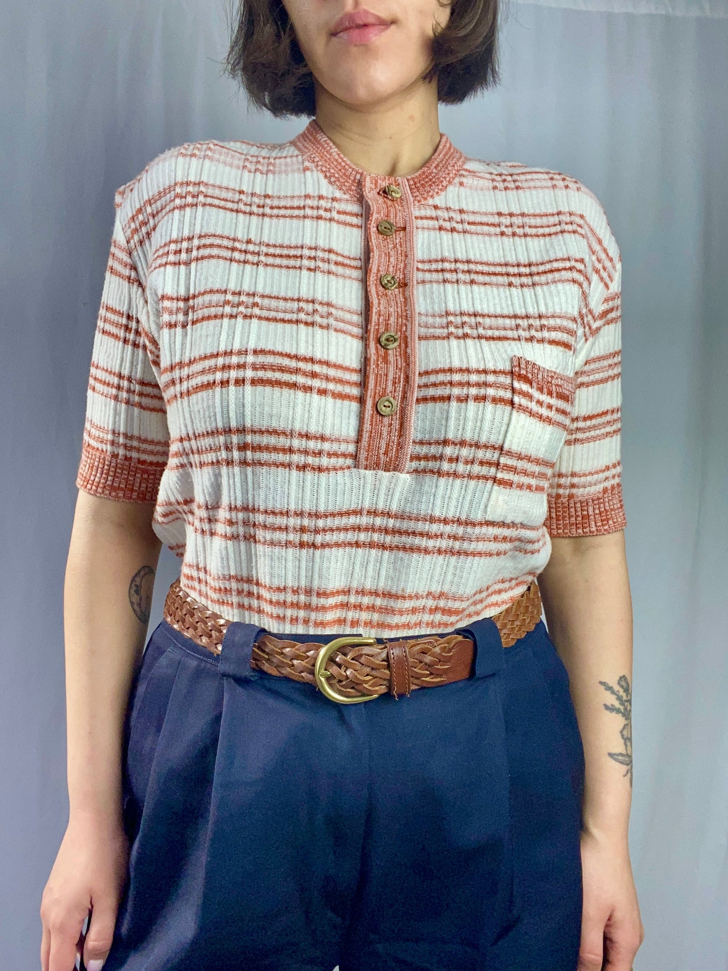 Blusa anni ‘70 a righe - TG. 40/42/44