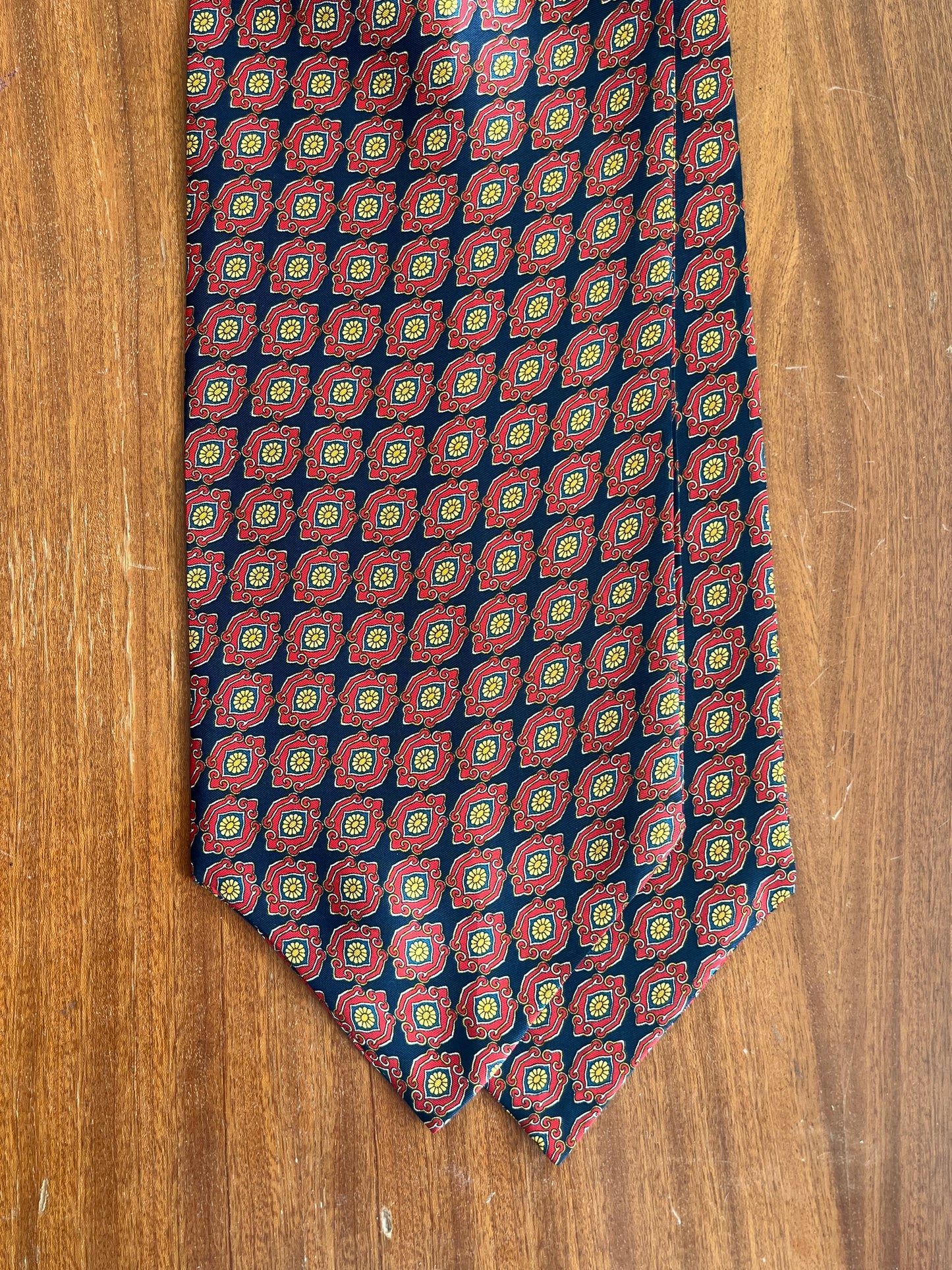 Ascot seta fantasia astratta