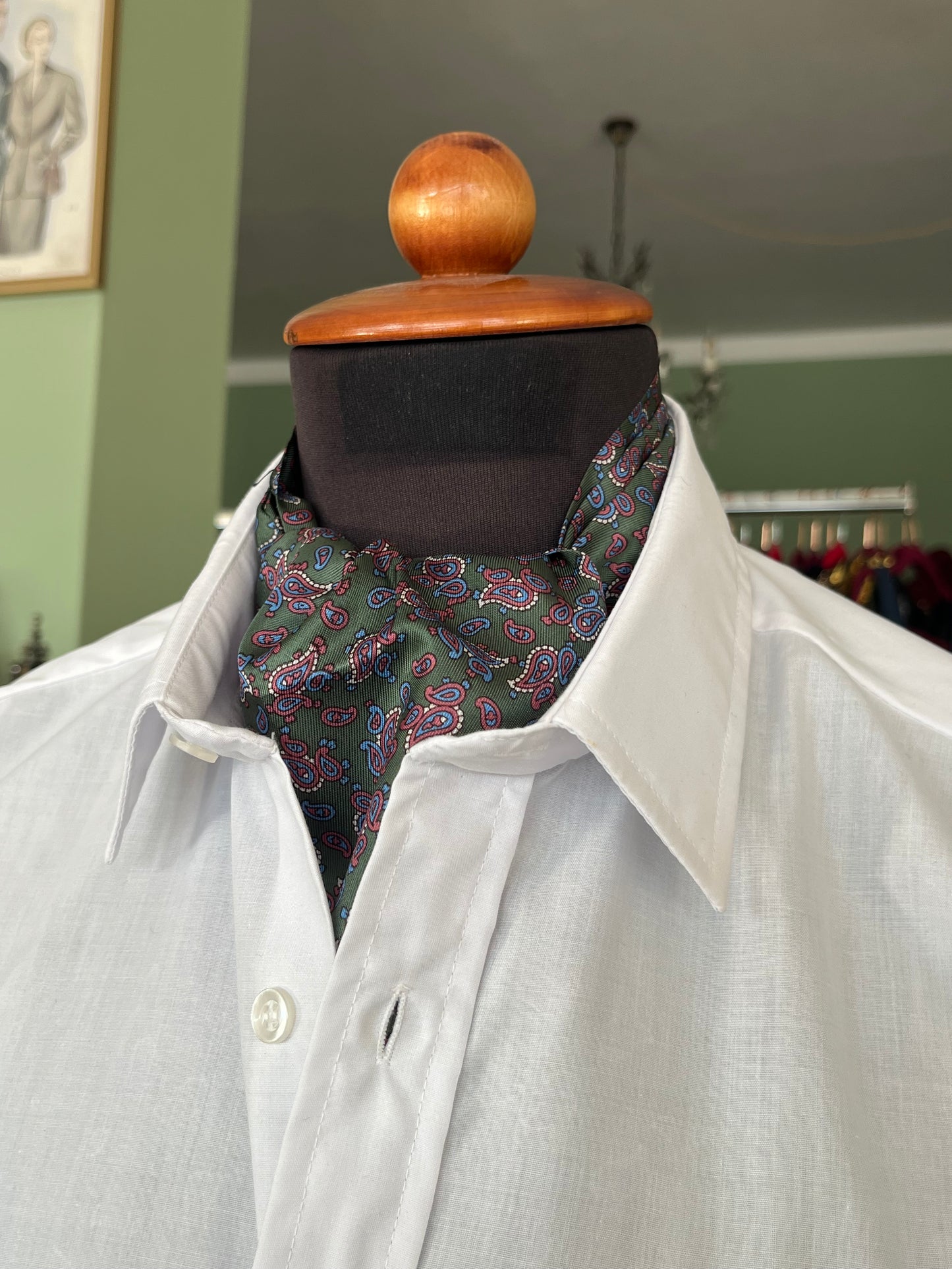 Ascot seta fantasia paisley