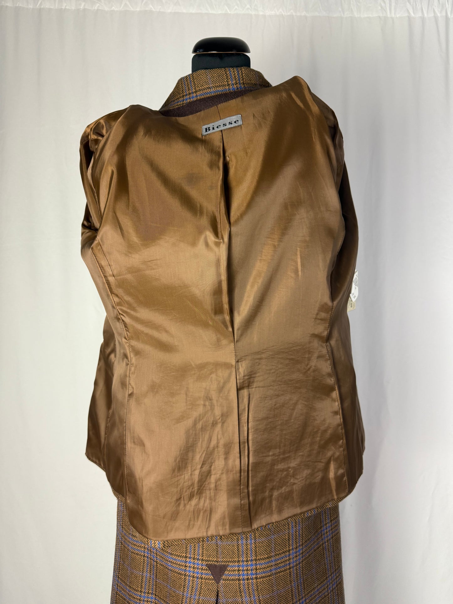 Tailleur anni ’80 power dressing in pura lana - TG. 40