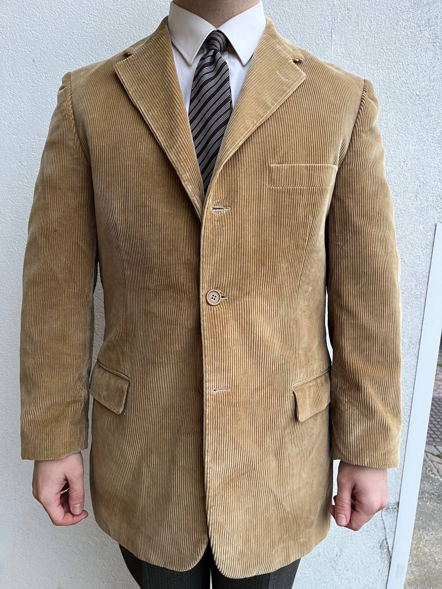 Giacca anni '80 velluto tg. 50