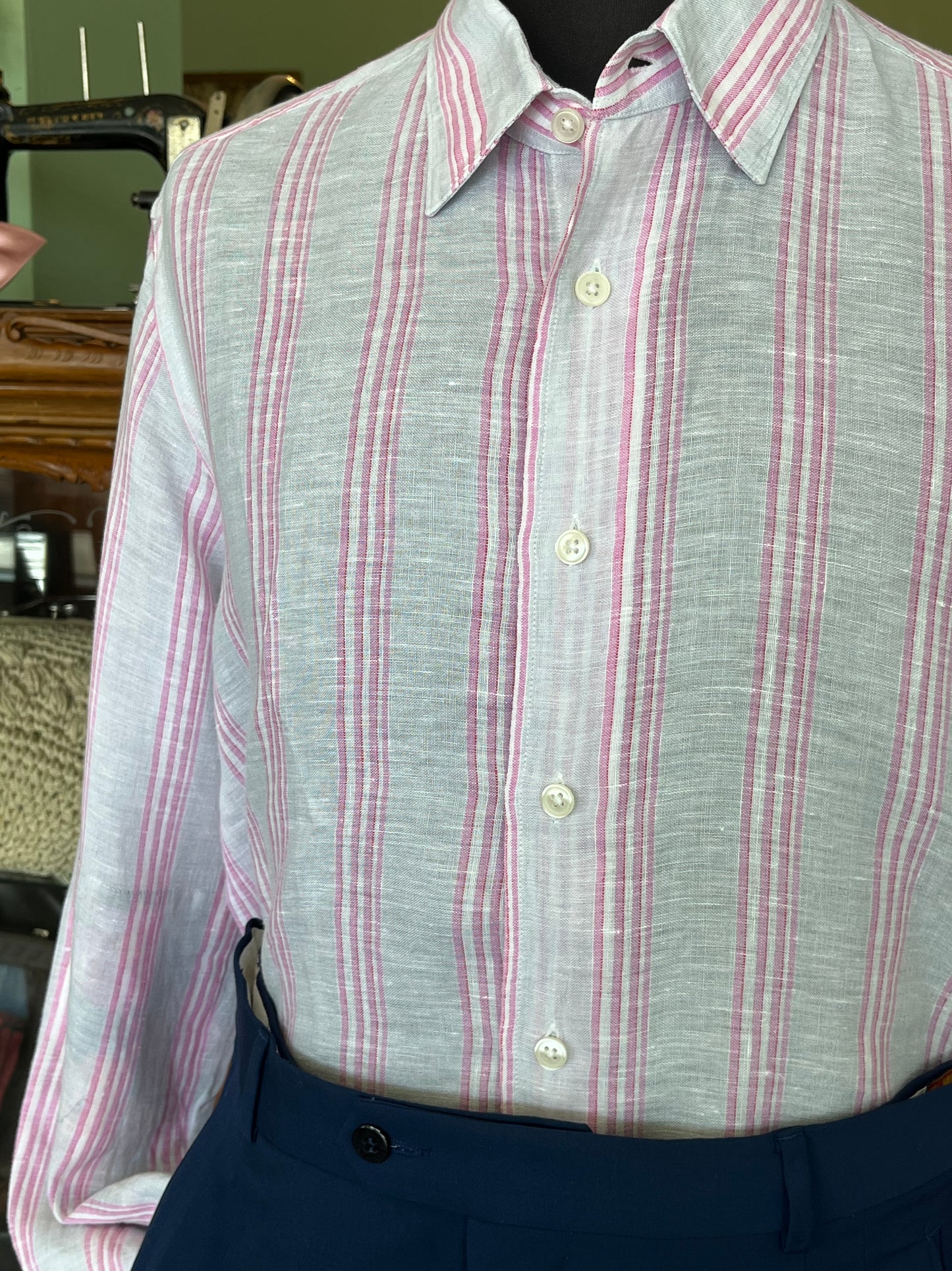 Camicia puro lino tg. S-M