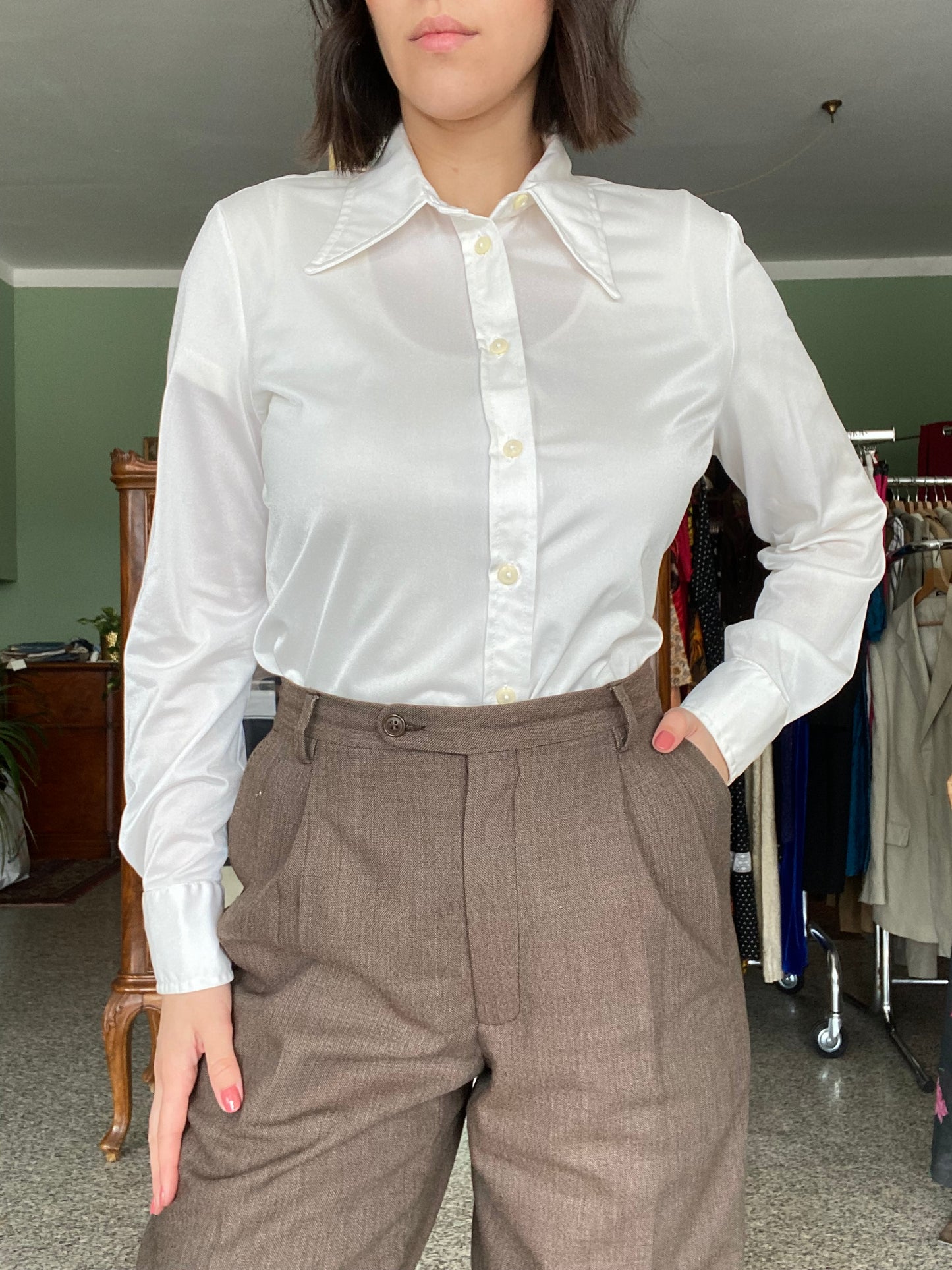 Camicia bianca anni ‘70 - TG. 40/42