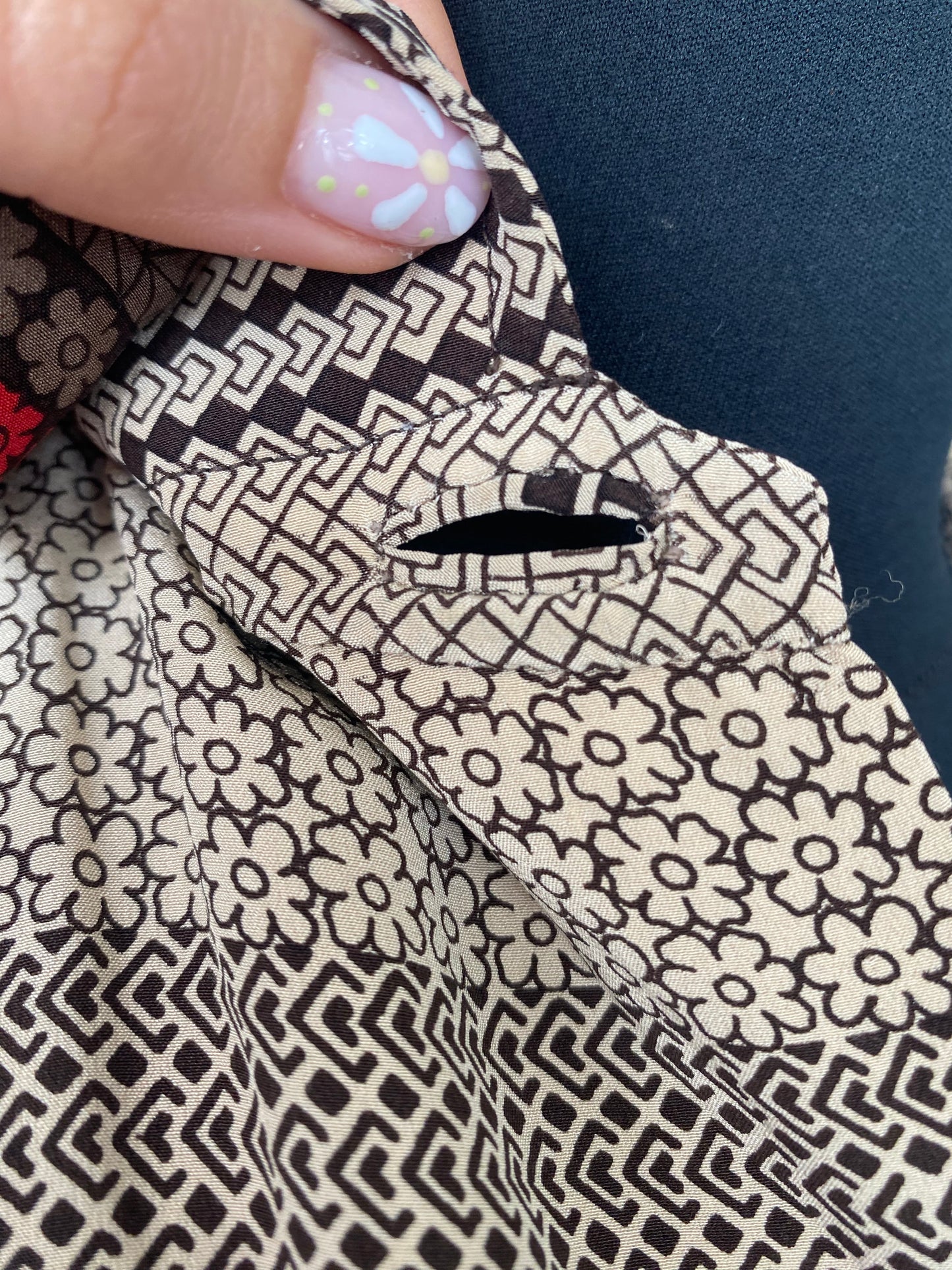Abito anni ‘70 sartoriale in pura seta - TG. 40