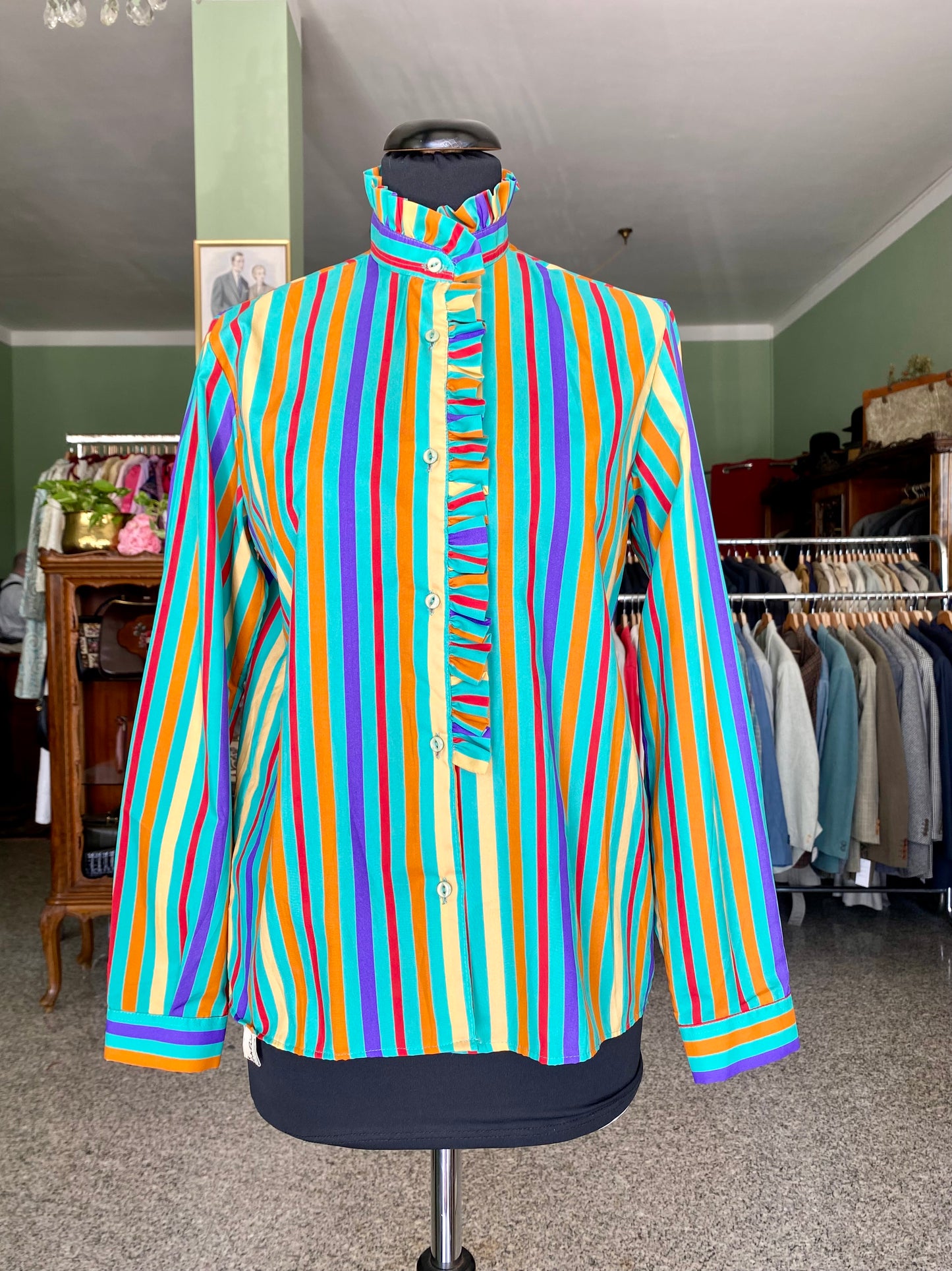 Camicia a righe colorate - TG. 40