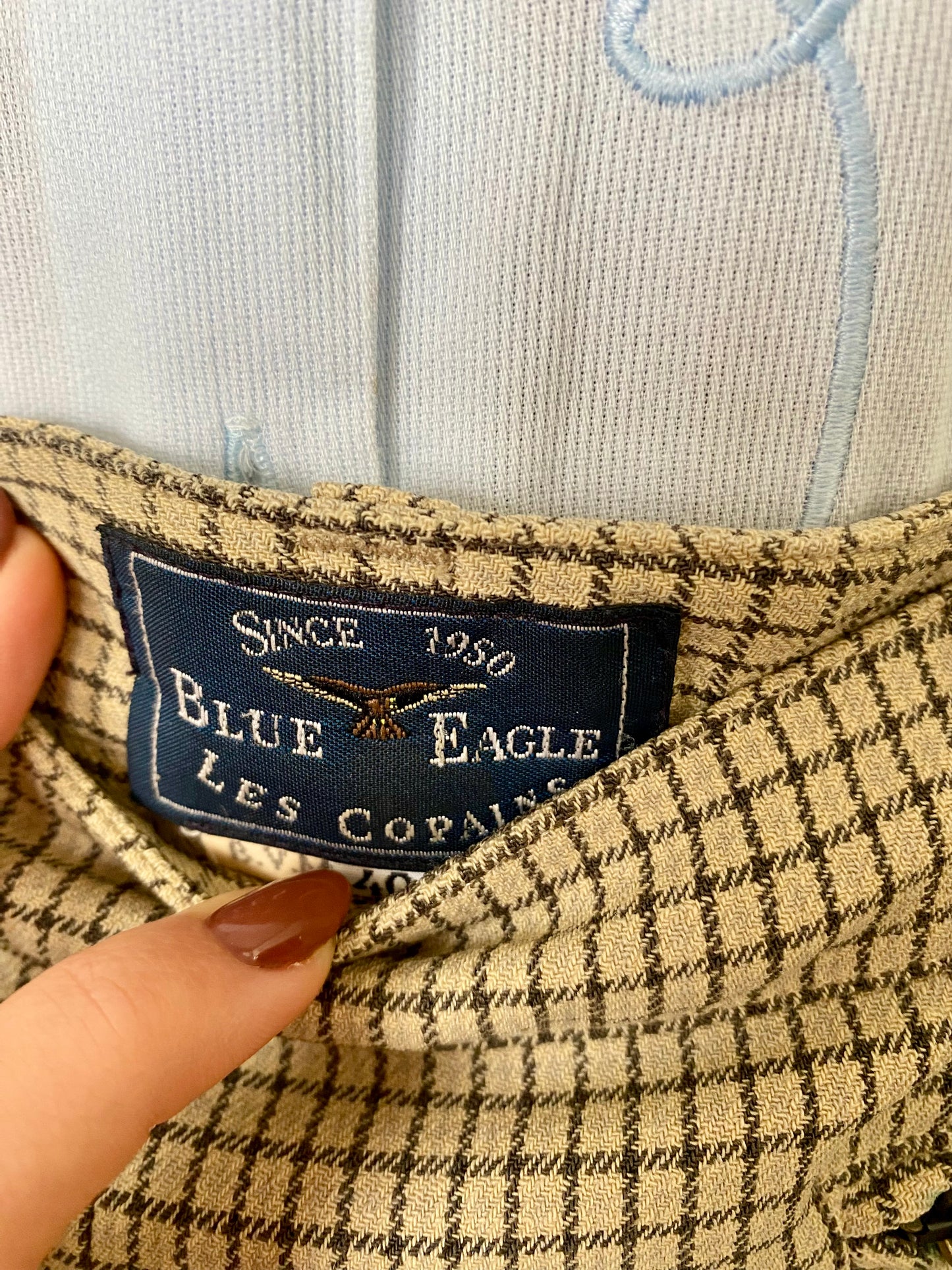 Pantaloni a quadri in lana - TG. 38/40