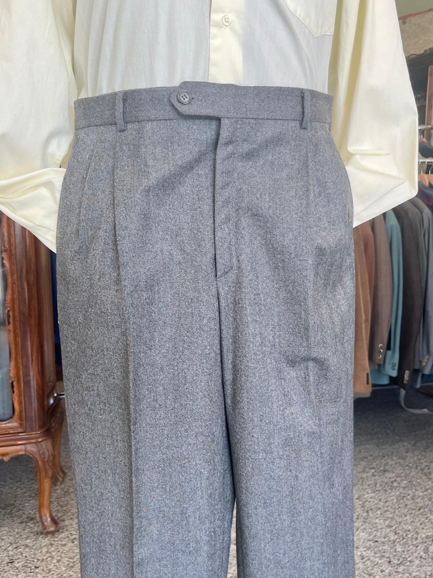 Completo anni '80 tweed tg. 46-48