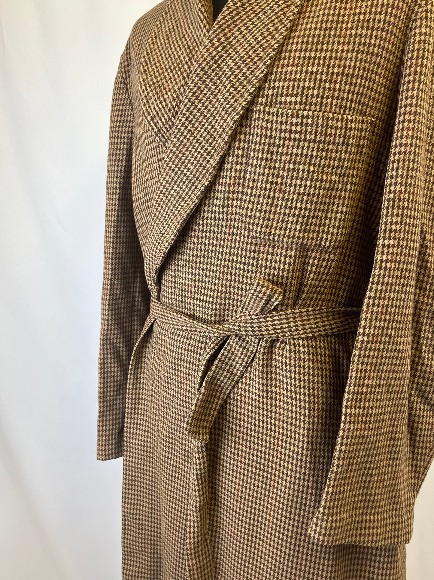 Vestaglia da camera pied-de-poule L-XL