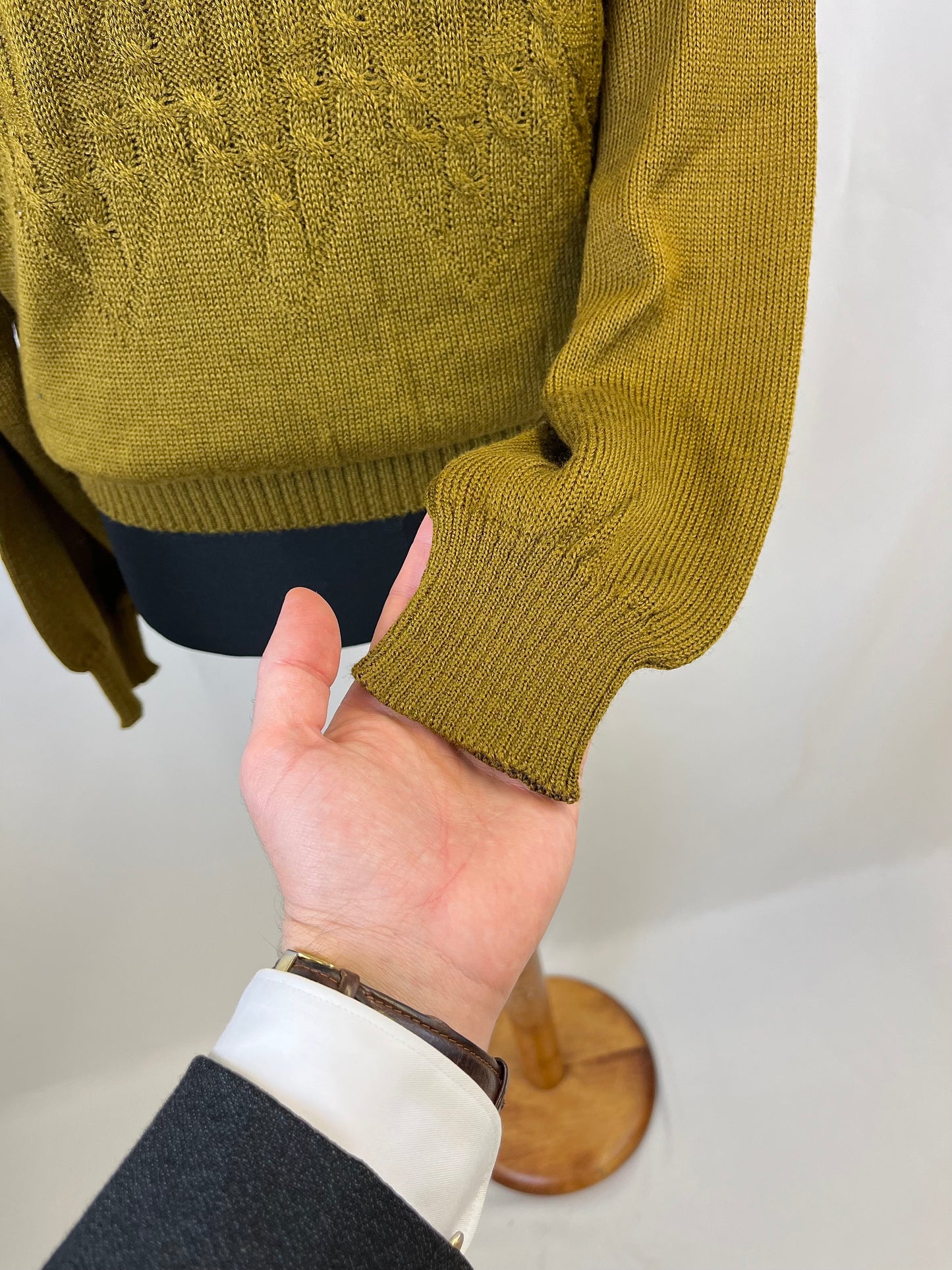 Maglione scollo a V anni '70 tg. M-L