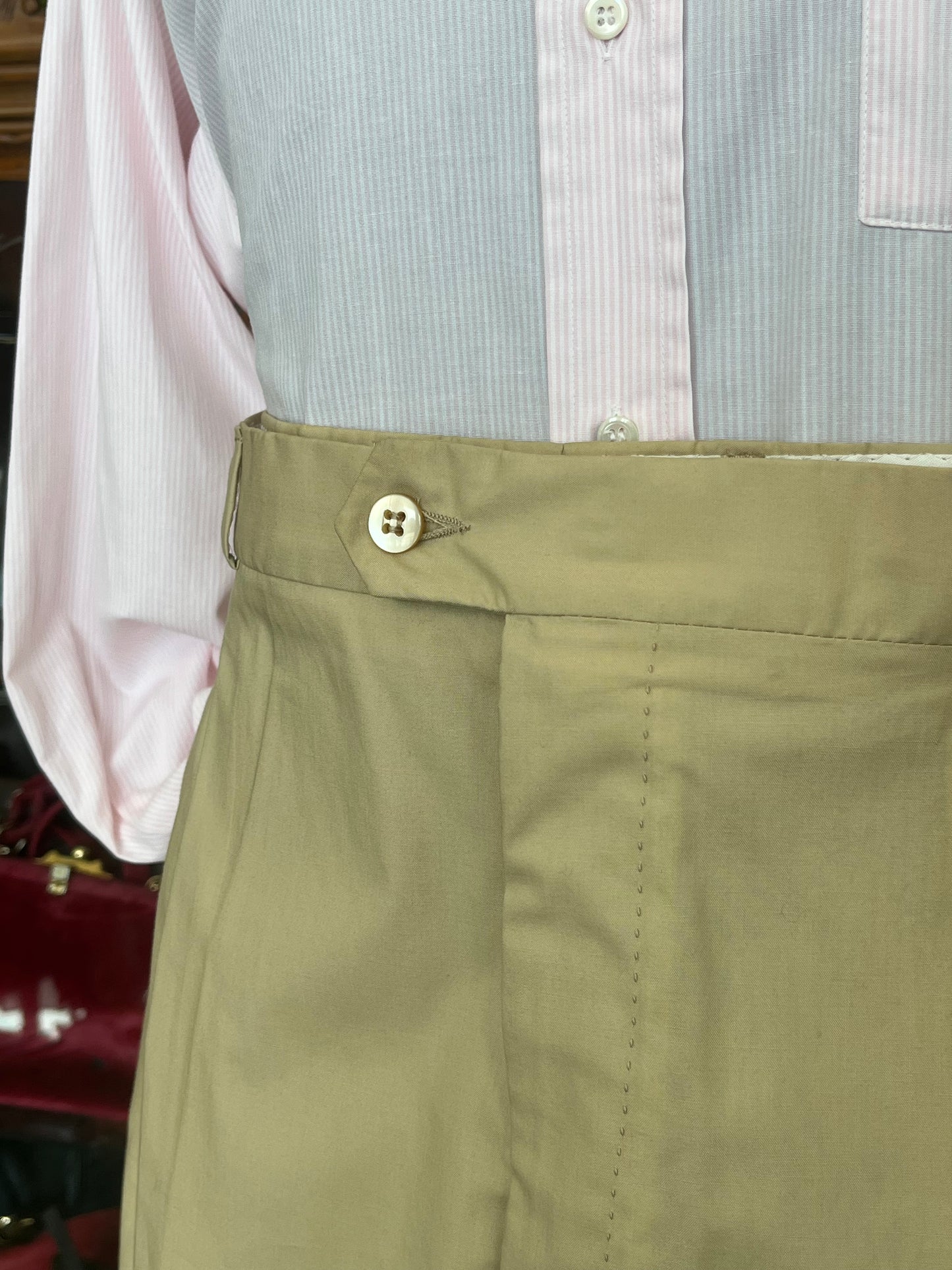 Calzoni in cotone crema tg. 56-58