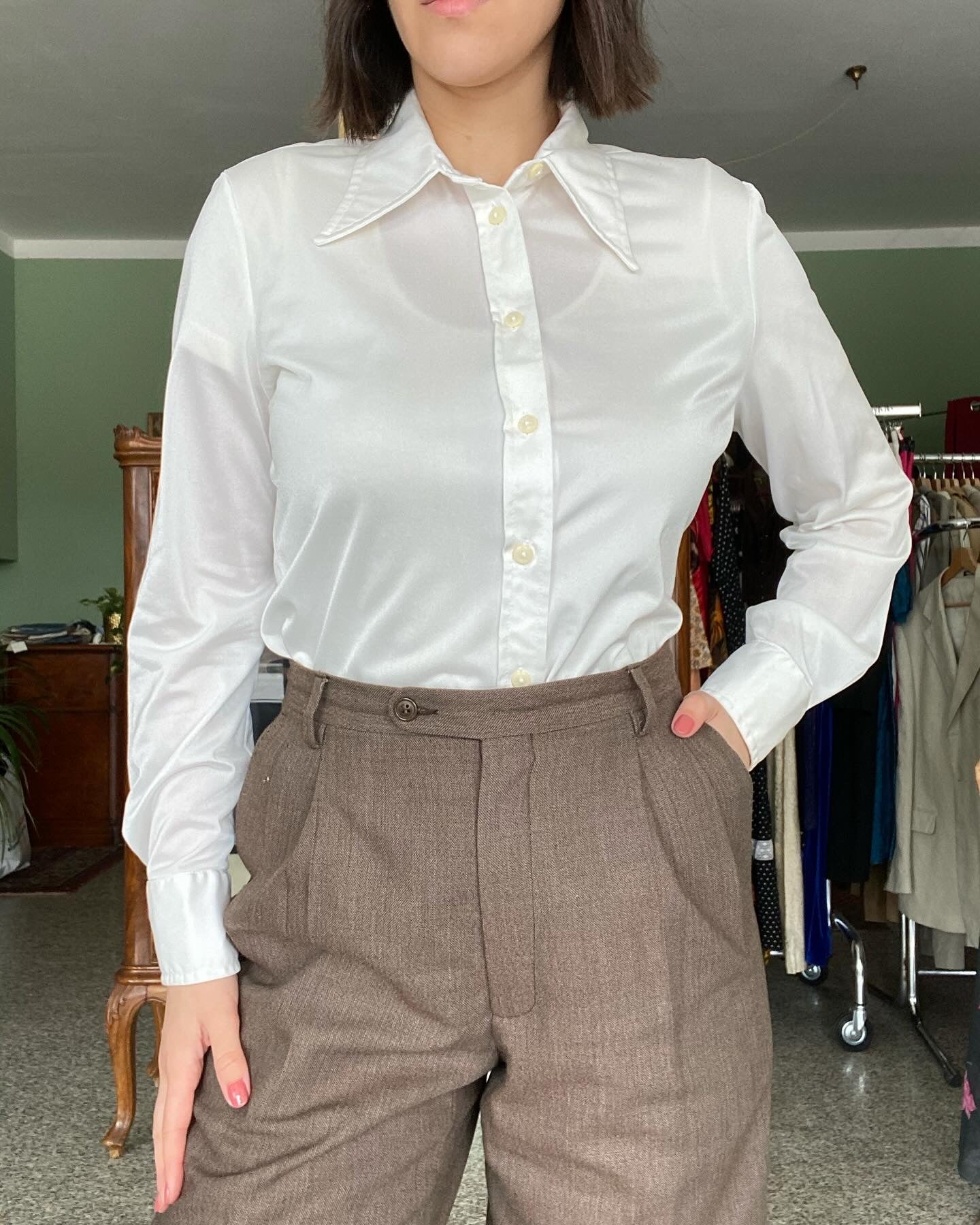 Camicia bianca anni ‘70 - TG. 40/42
