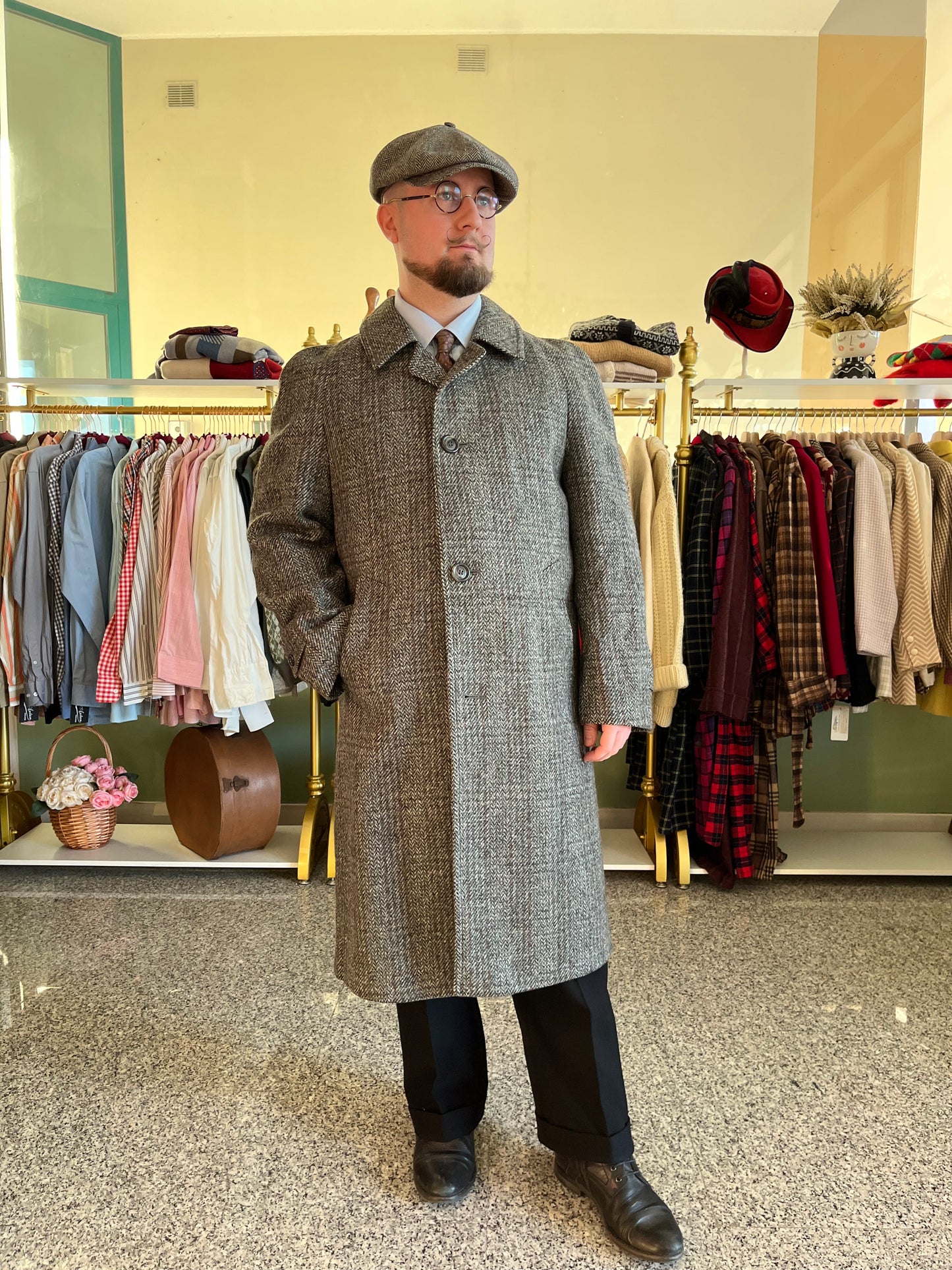 Cappotto lana anni '80 tg. 50-52