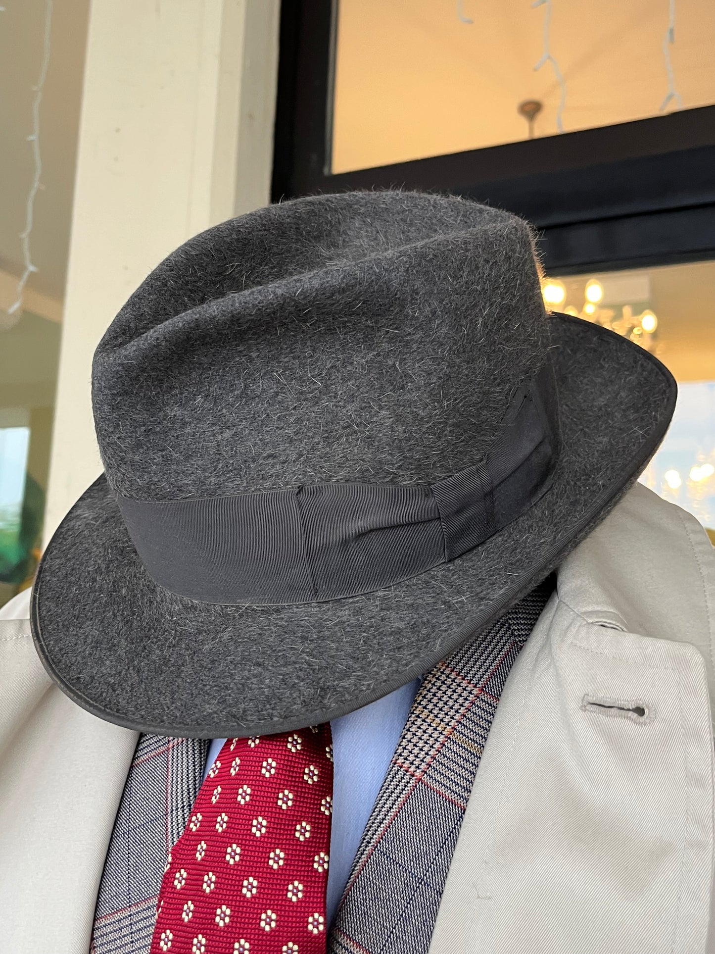 Cappello fedora in lapin anni ‘50