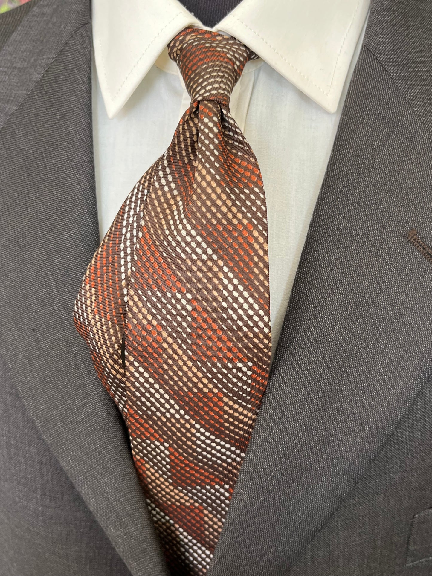 Cravatta anni ‘80 geometrica