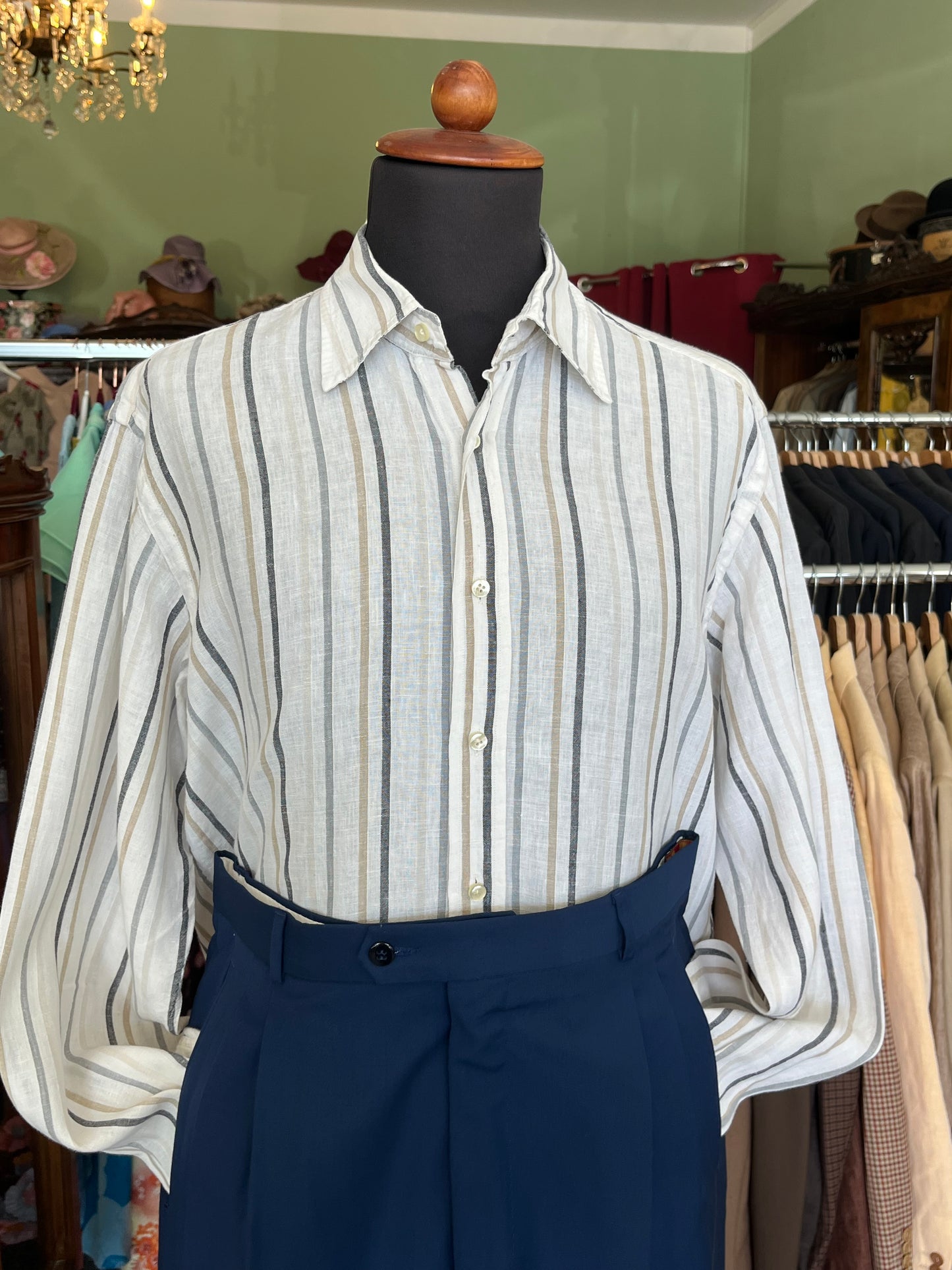 Camicia puro lino tg. M-L