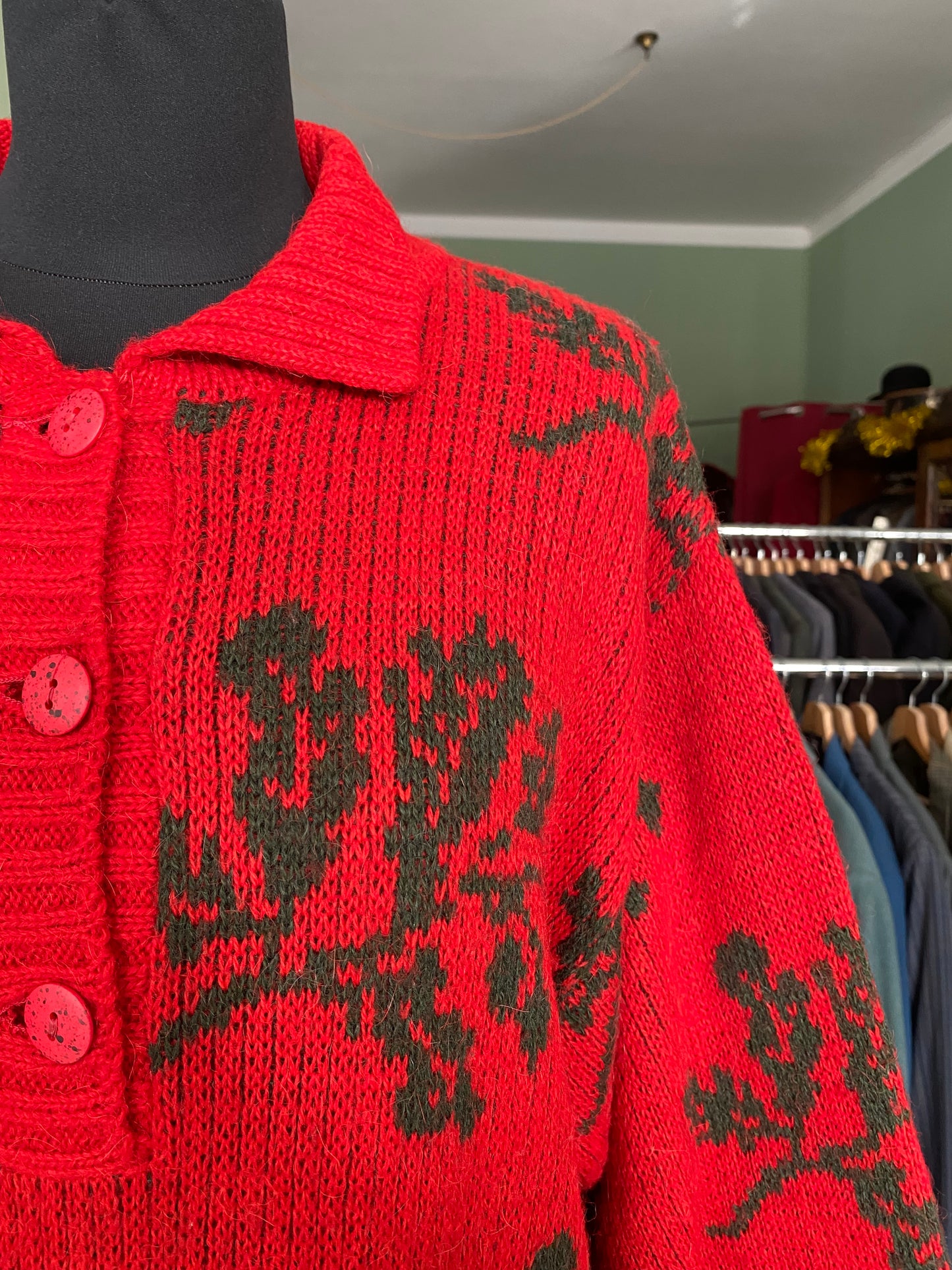 Abito in lana con aghifogli - TG. 42/44/46