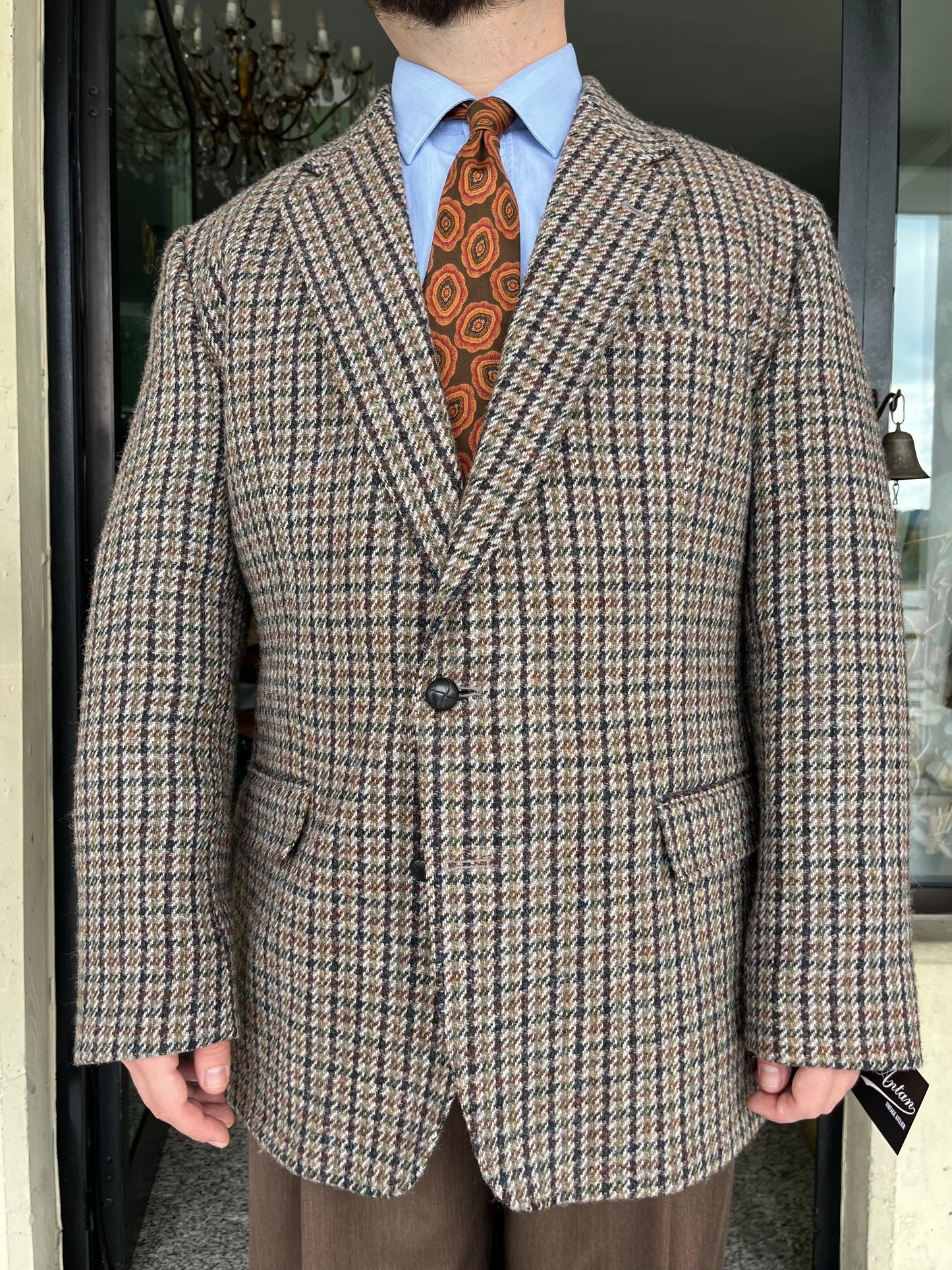 Giacca anni ‘80 Harris Tweed tg. 58