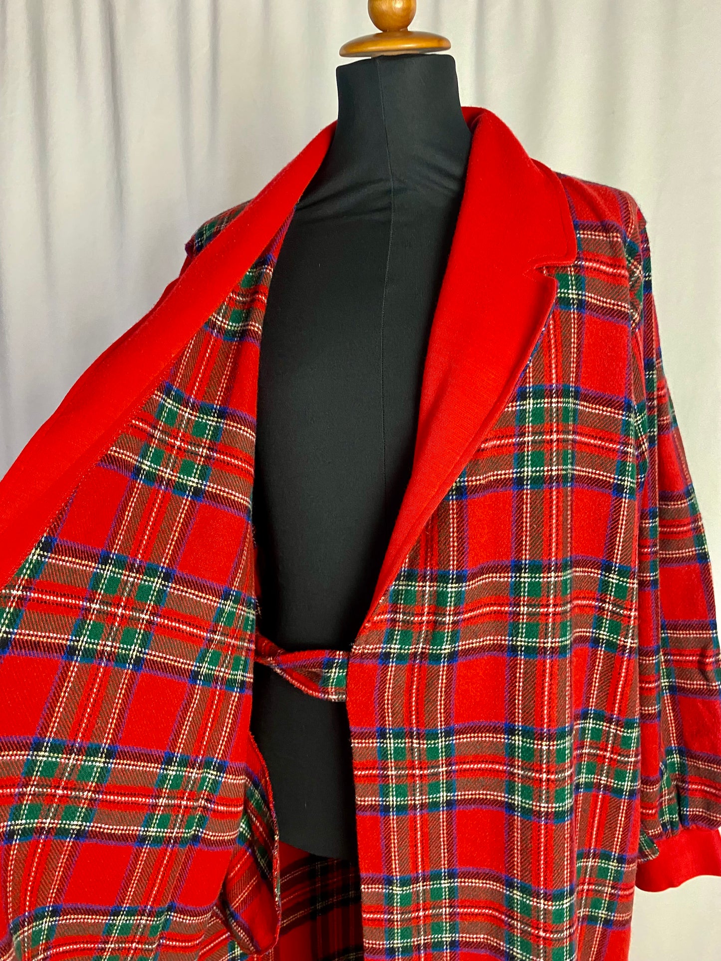 Vestaglia in lana tartan - TG. 48/50/52