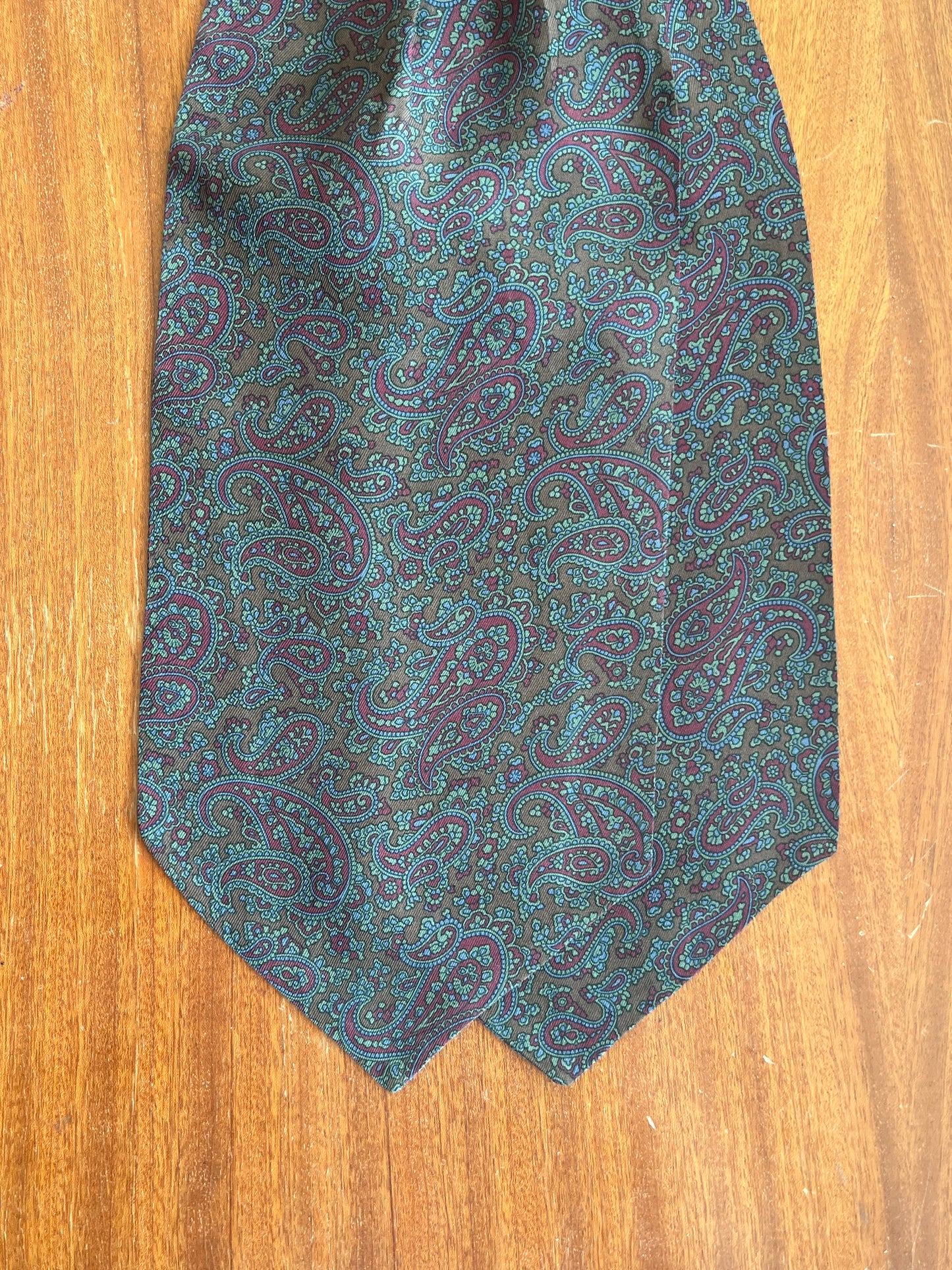 Ascot seta fantasia paisley