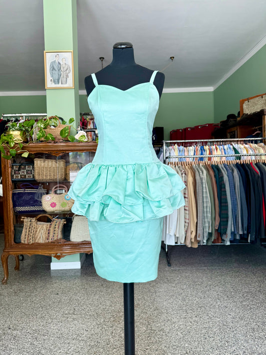 Iconico Party Dress Anni ’80 con Bolerino – Mint Elegance - TG. 38/40