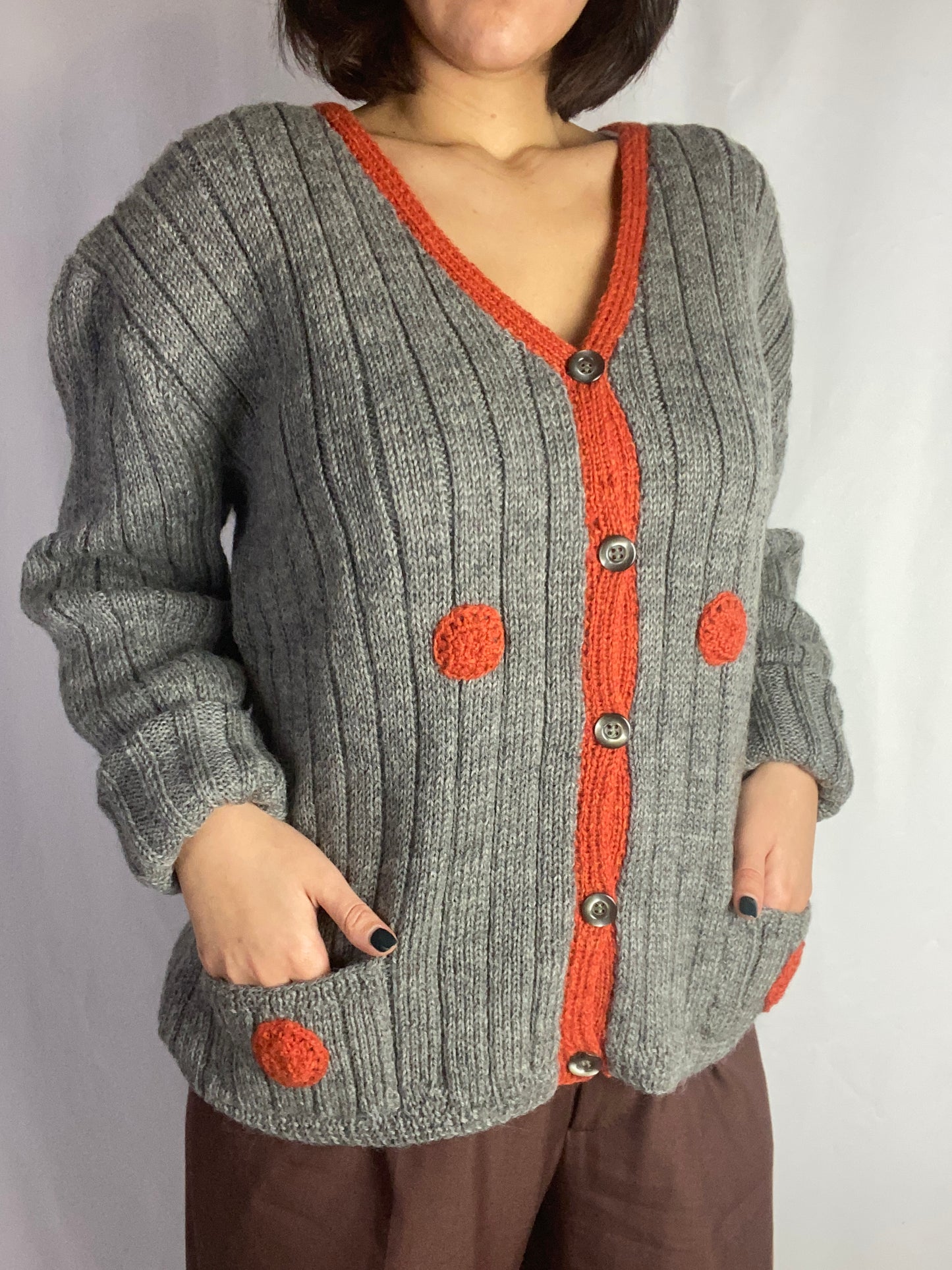 Cardigan 100% lana - TG. 52 - 56
