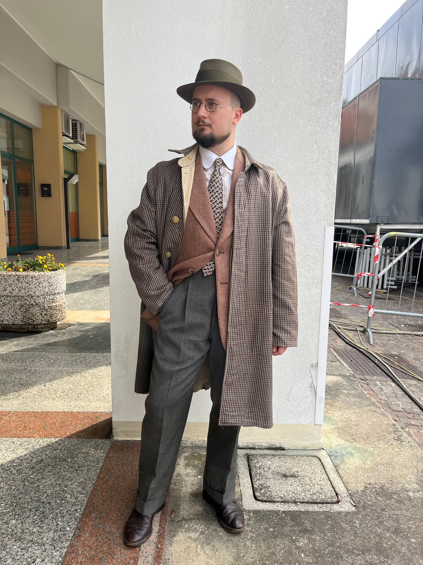 Trench anni ‘80 double face