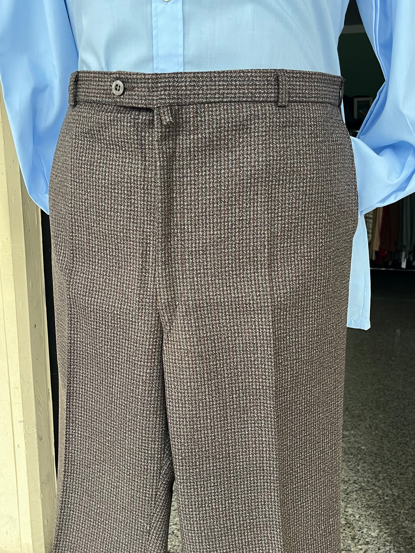 Completo anni '70 tweed tg. 56 drop 4