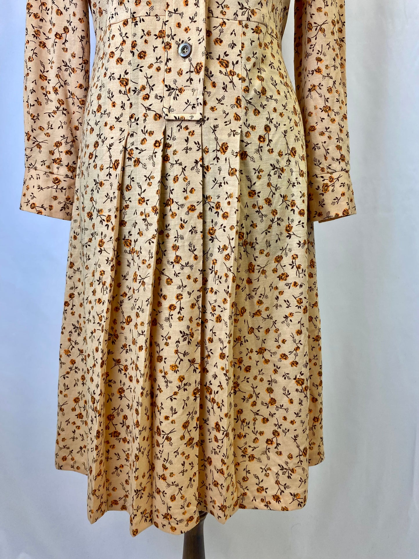 Abito anni ‘70 color biscotto - TG. 40/42