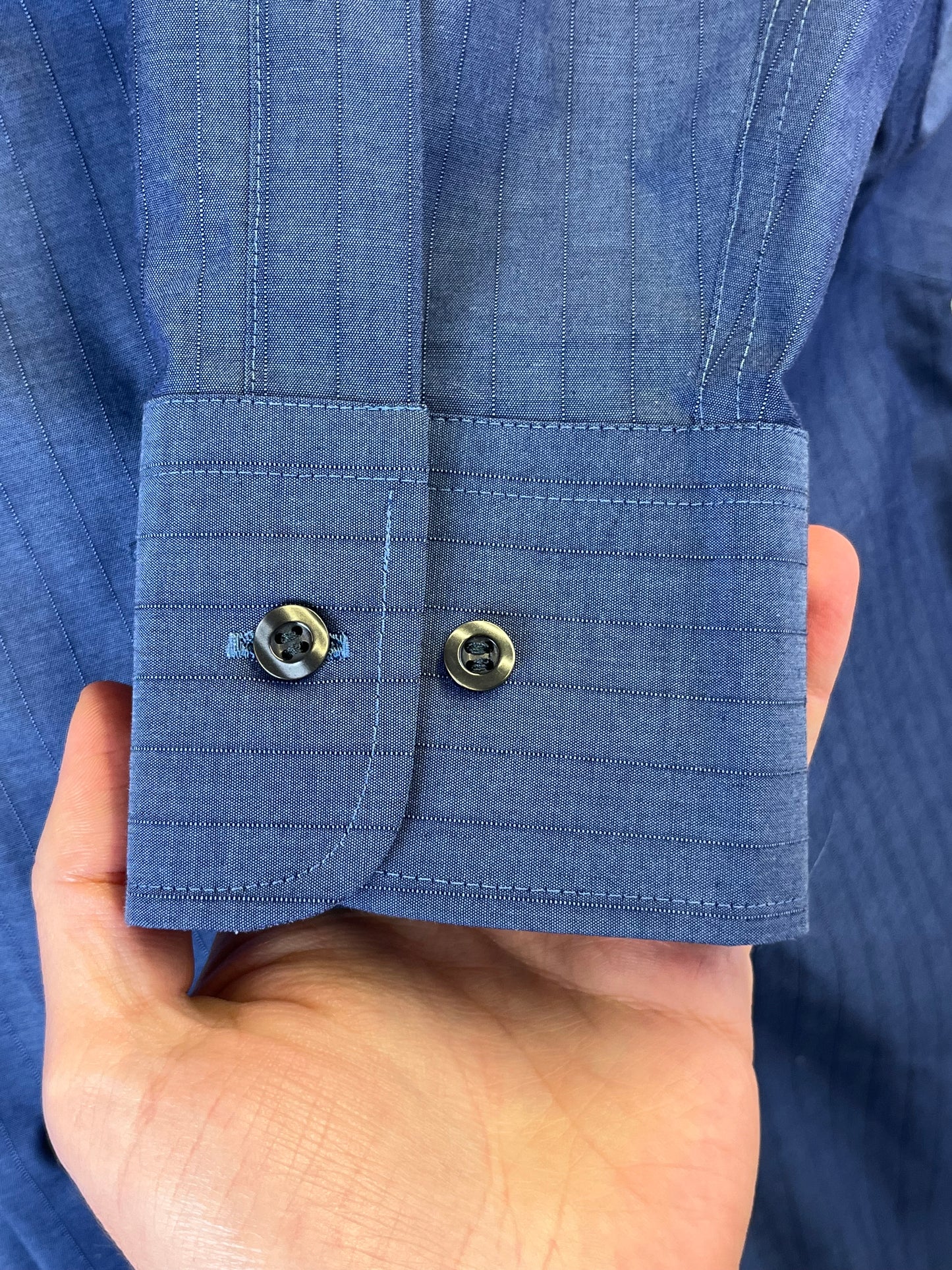 Camicia Pierre Cardin anni ‘90 blu tg. M