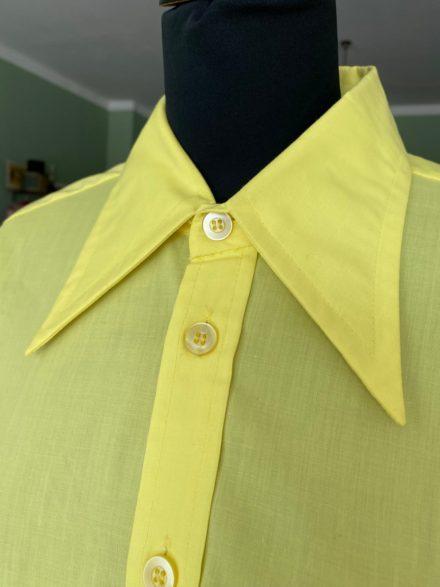 Camicia anni ‘70 in cotone - TG. 48/50 circa