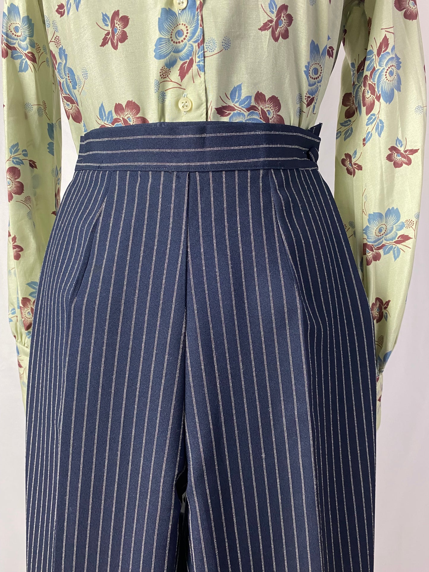 Pantaloni classici gessati - TG. 36