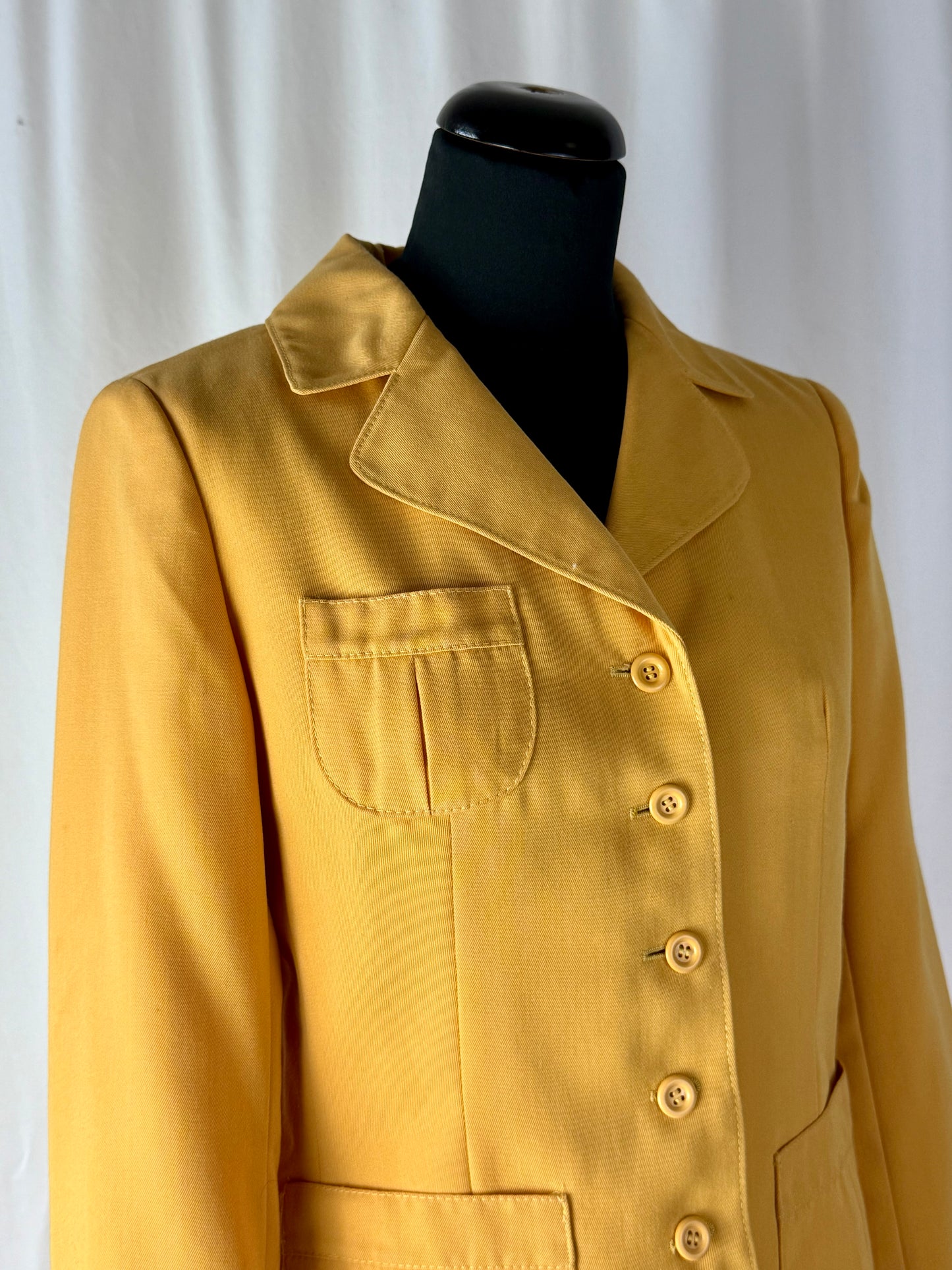 Tailleur anni ‘70 giallo ocra - TG. 40