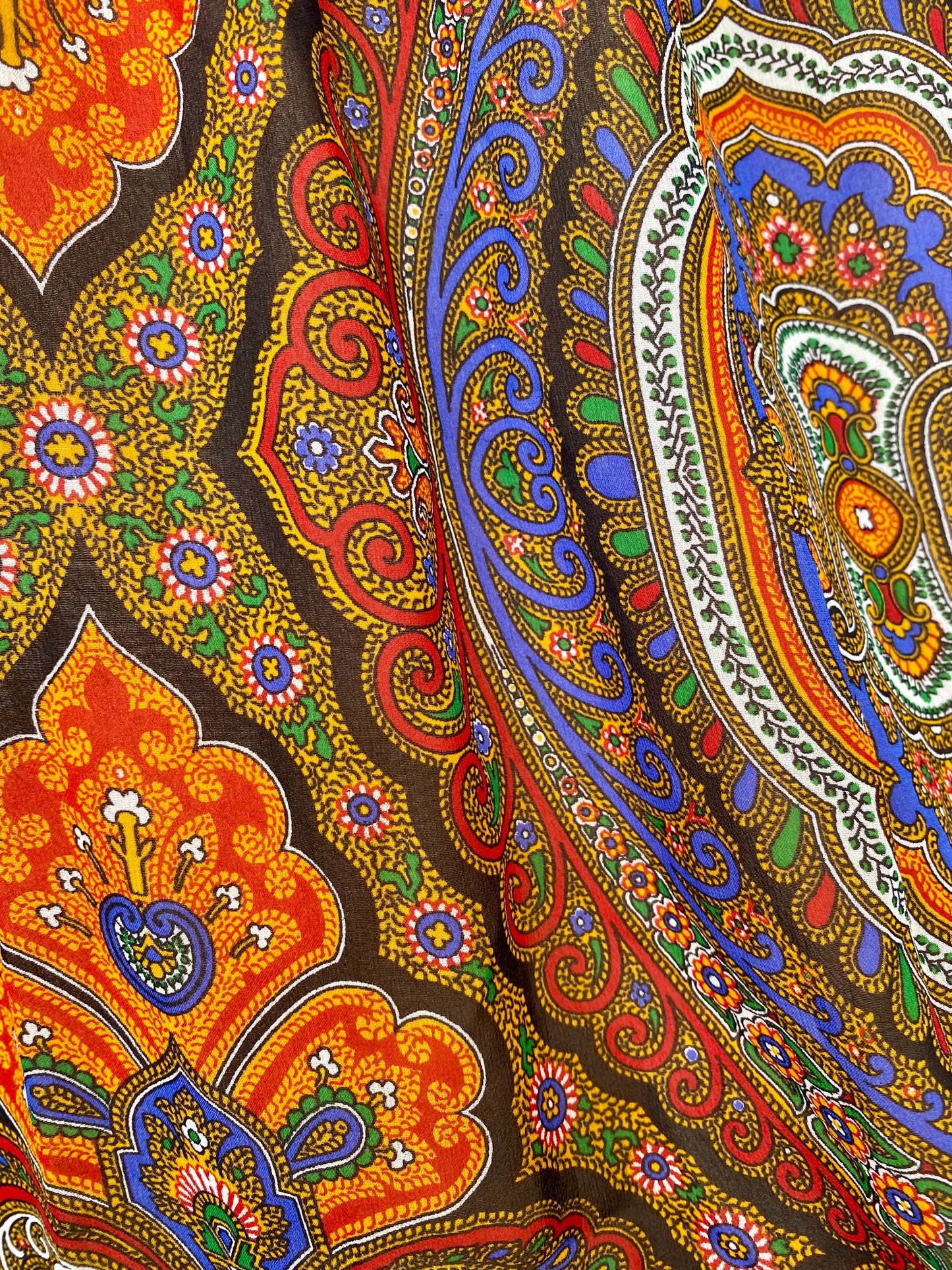 Gonna in seta fantasia Paisley - TG. 38